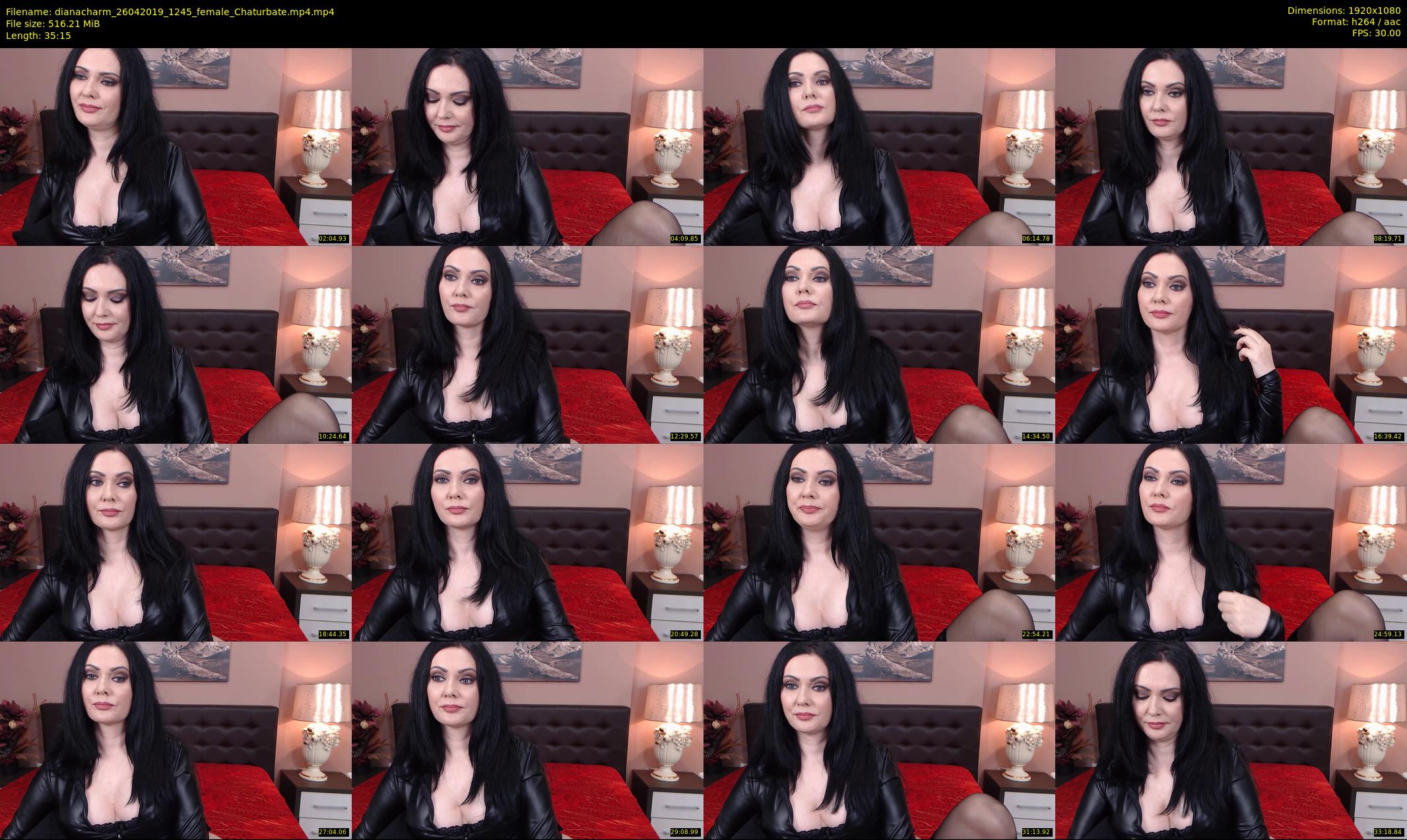 dianacharm — 36 minute Chaturbate female cam show recording, 1080p, Apr 26, 2019