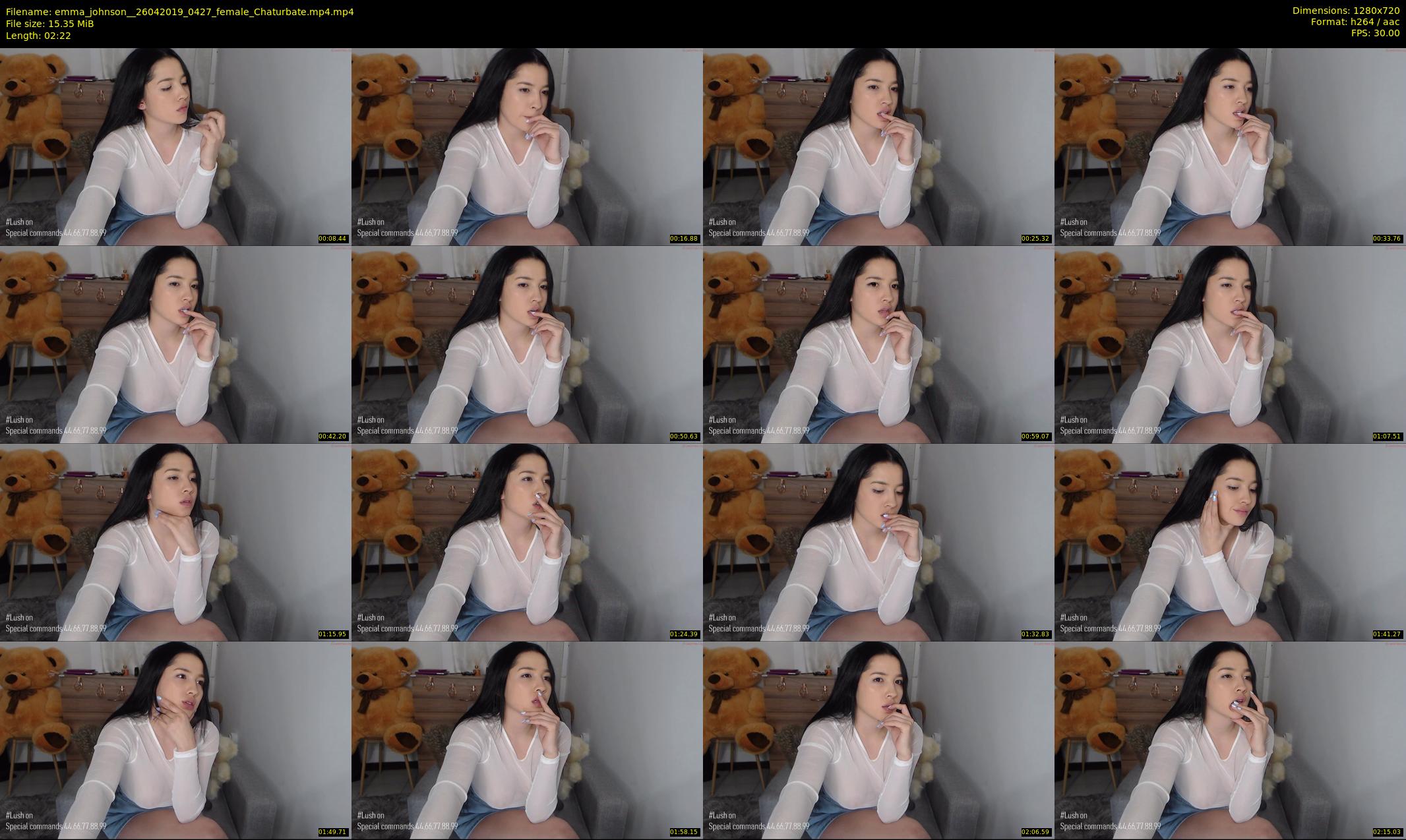emma_johnson_ — 3 minute Chaturbate female cam show recording, 720p, Apr 26, 2019