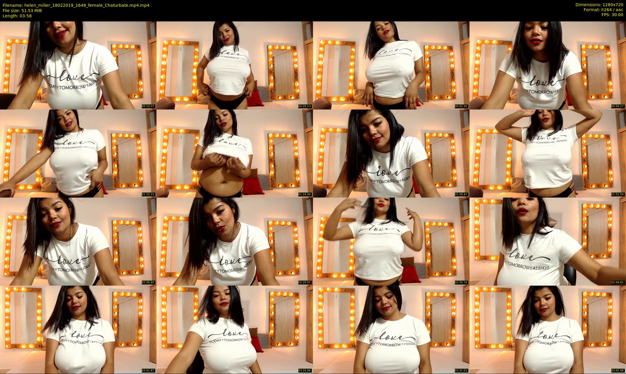 helen_miller — 4 minute Chaturbate female cam show recording, 720p, Feb 18, 2019