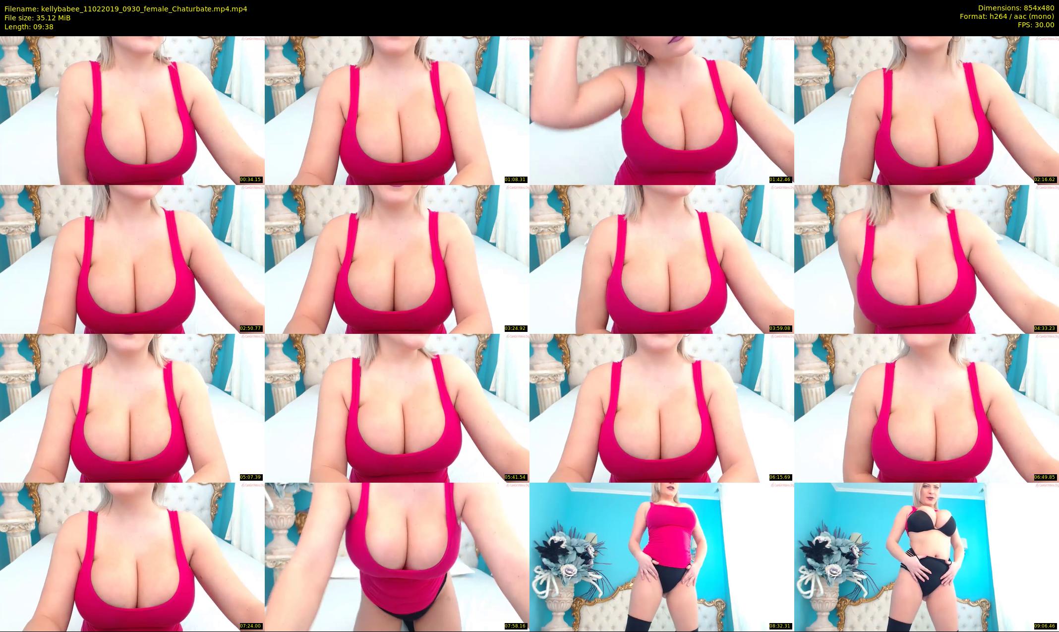 kellybabee — 10 minute Chaturbate female cam show recording, 480p, Feb 11, 2019