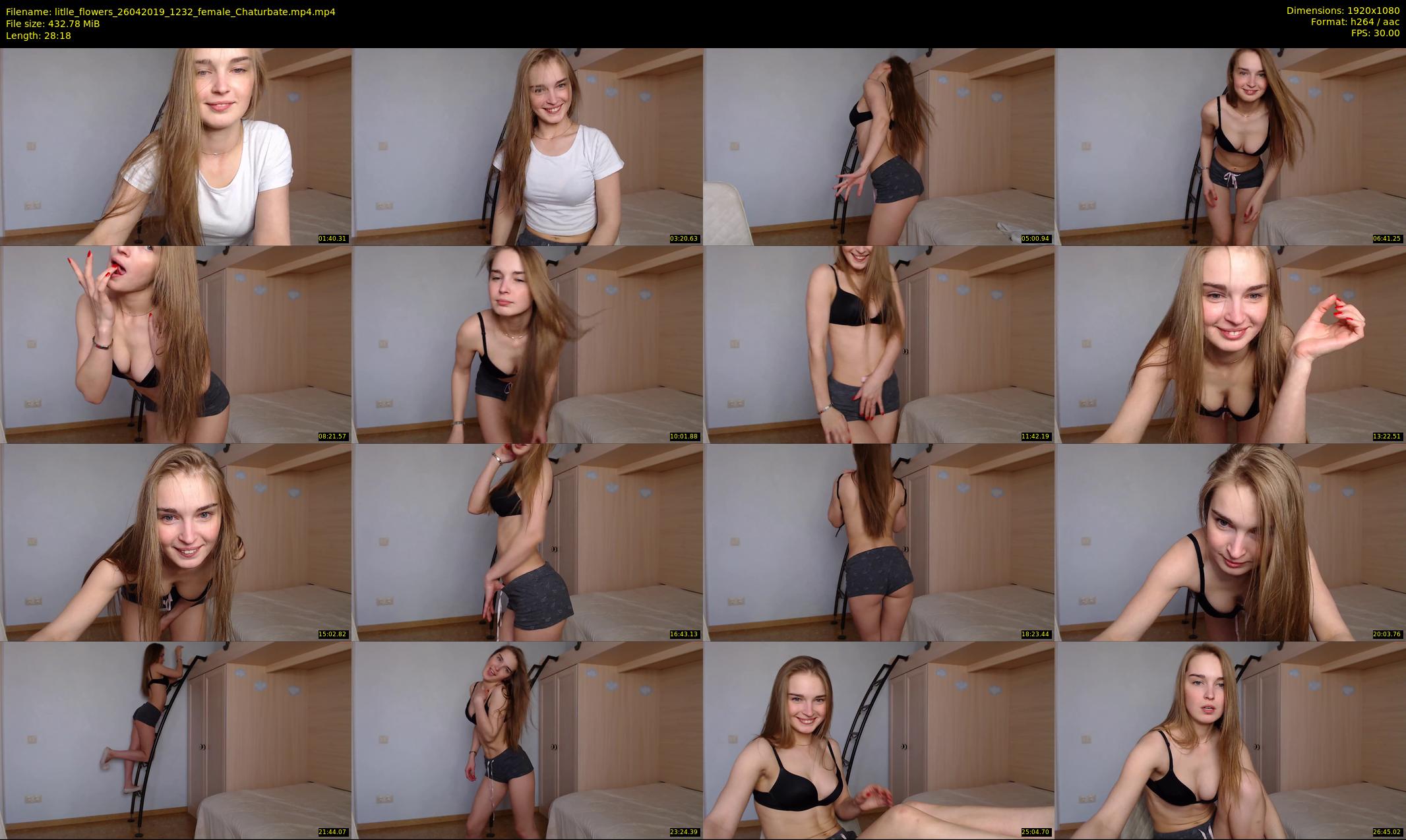 litlle_flowers — 29 minute Chaturbate female cam show recording, 1080p, Apr 26, 2019