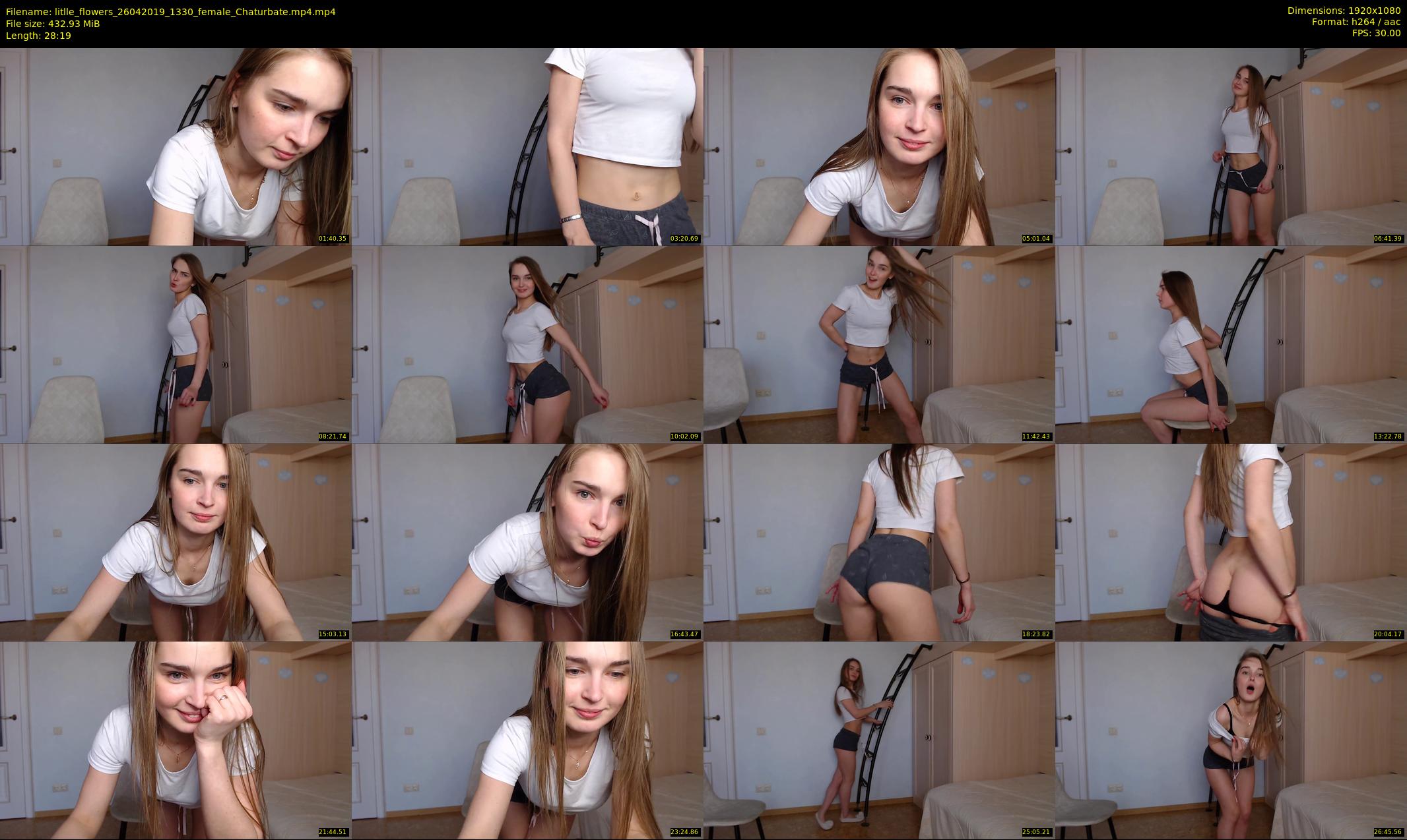 litlle_flowers — 29 minute Chaturbate female cam show recording, 1080p, Apr 26, 2019