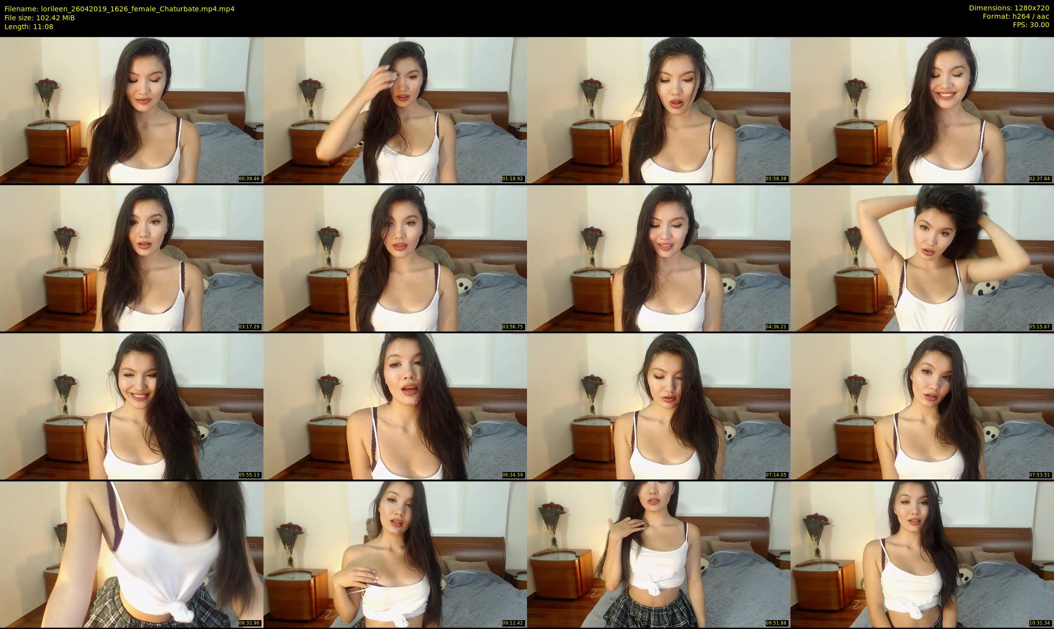 lorileen — 12 minute Chaturbate female cam show recording, 720p, Apr 26, 2019