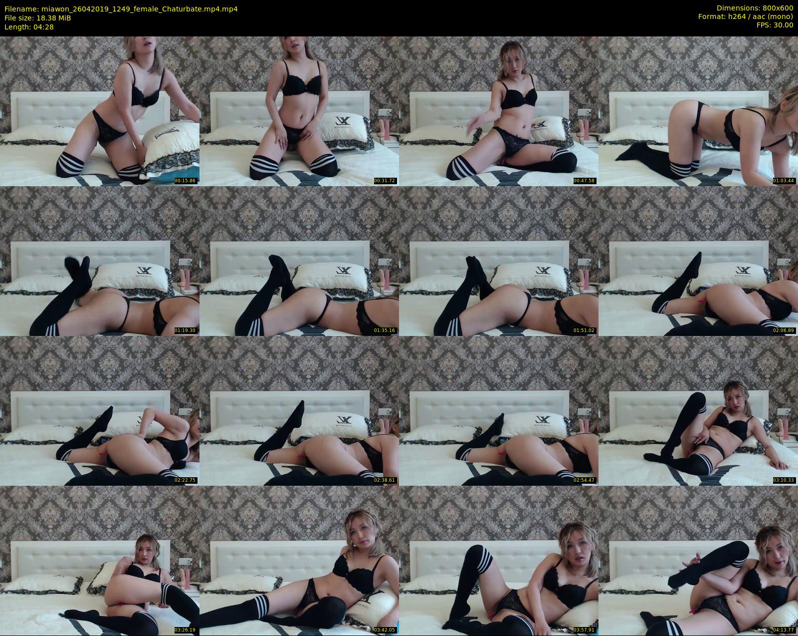 miawon — 5 minute Chaturbate female cam show recording, 480p, Apr 26, 2019