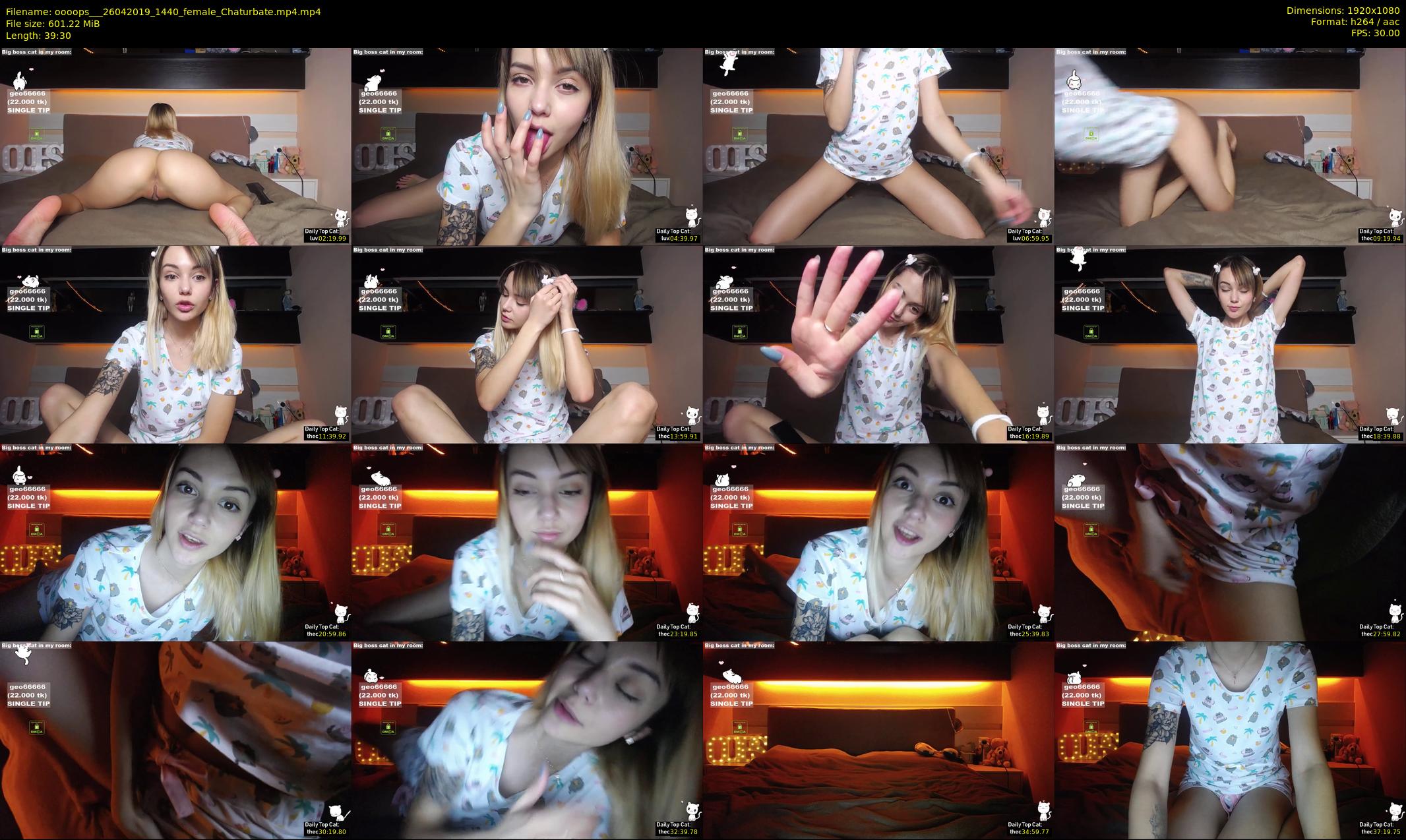 oooops__ — 40 minute Chaturbate female cam show recording, 1080p, Apr 26, 2019