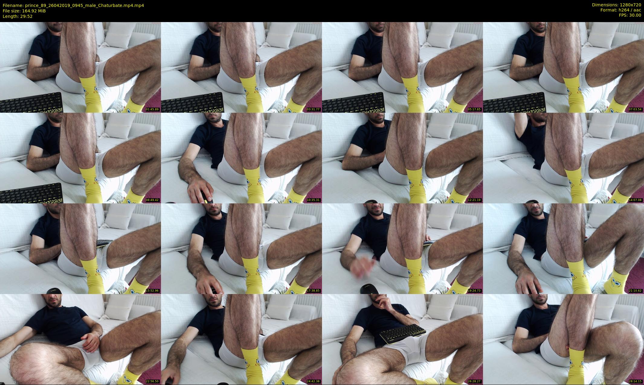 prince_89 — 30 minute Chaturbate male cam show recording, 720p, Apr 26, 2019