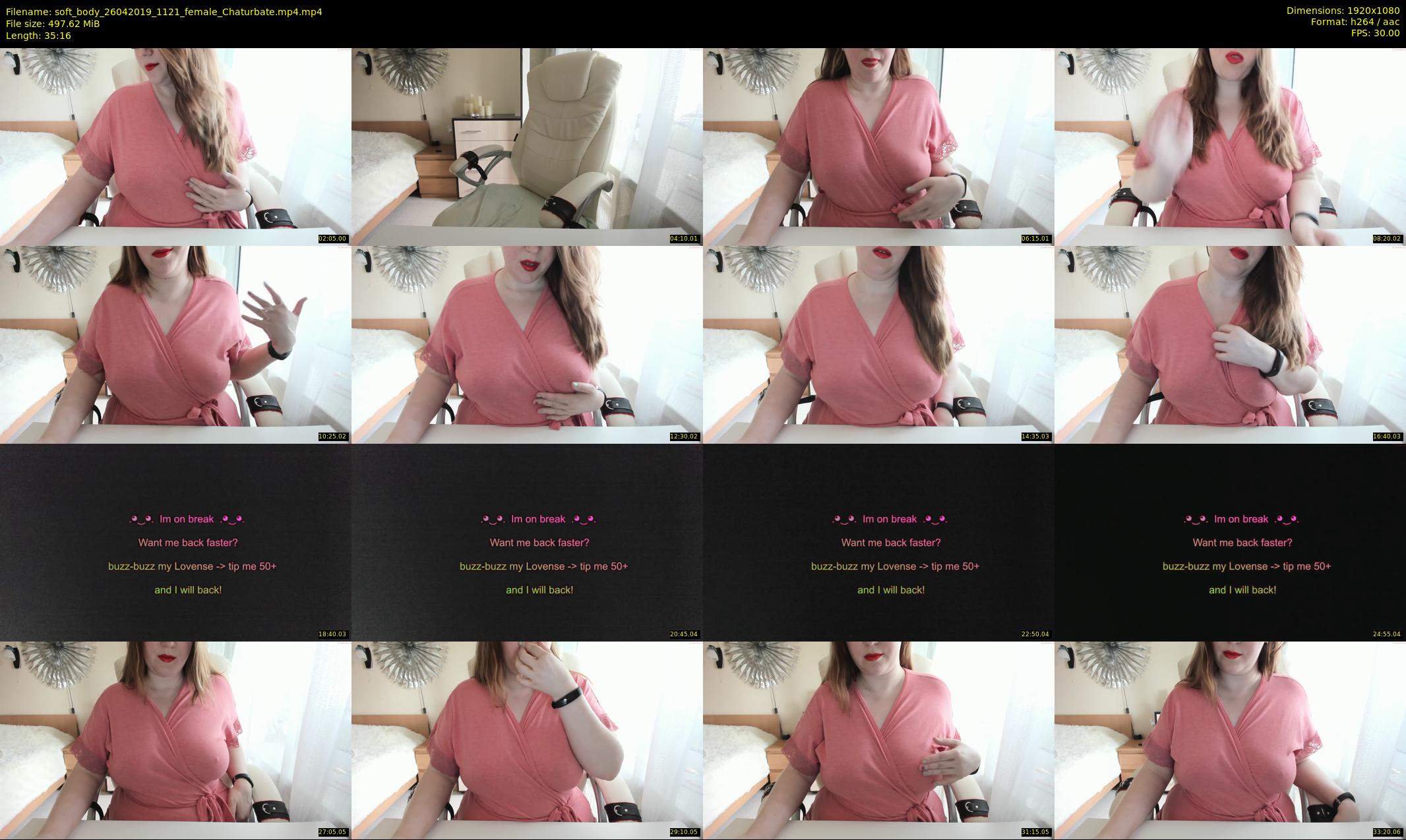 soft_body — 36 minute Chaturbate female cam show recording, 1080p, Apr 26, 2019