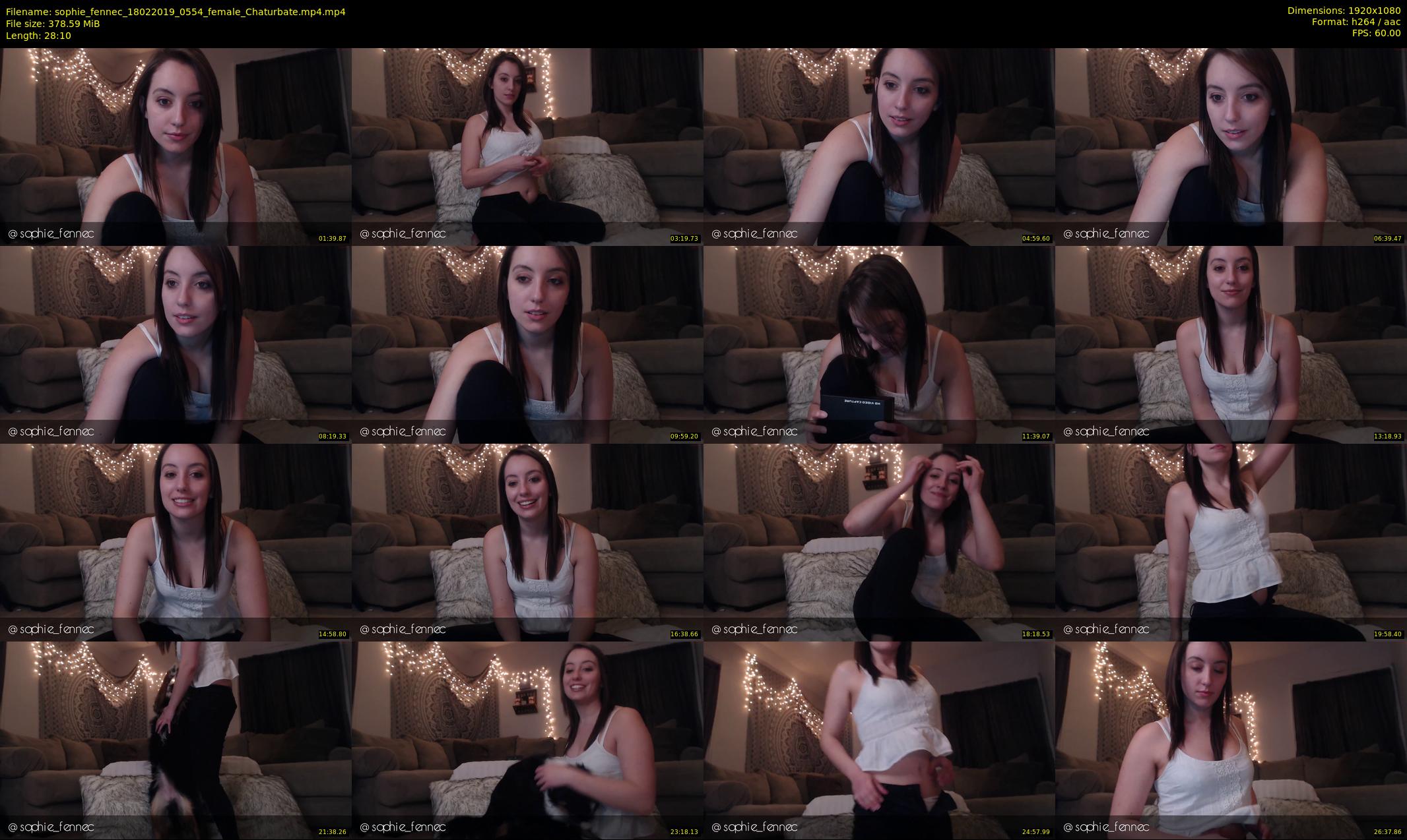 sophie_fennec — 29 minute Chaturbate female cam show recording, 1080p, Feb 18, 2019