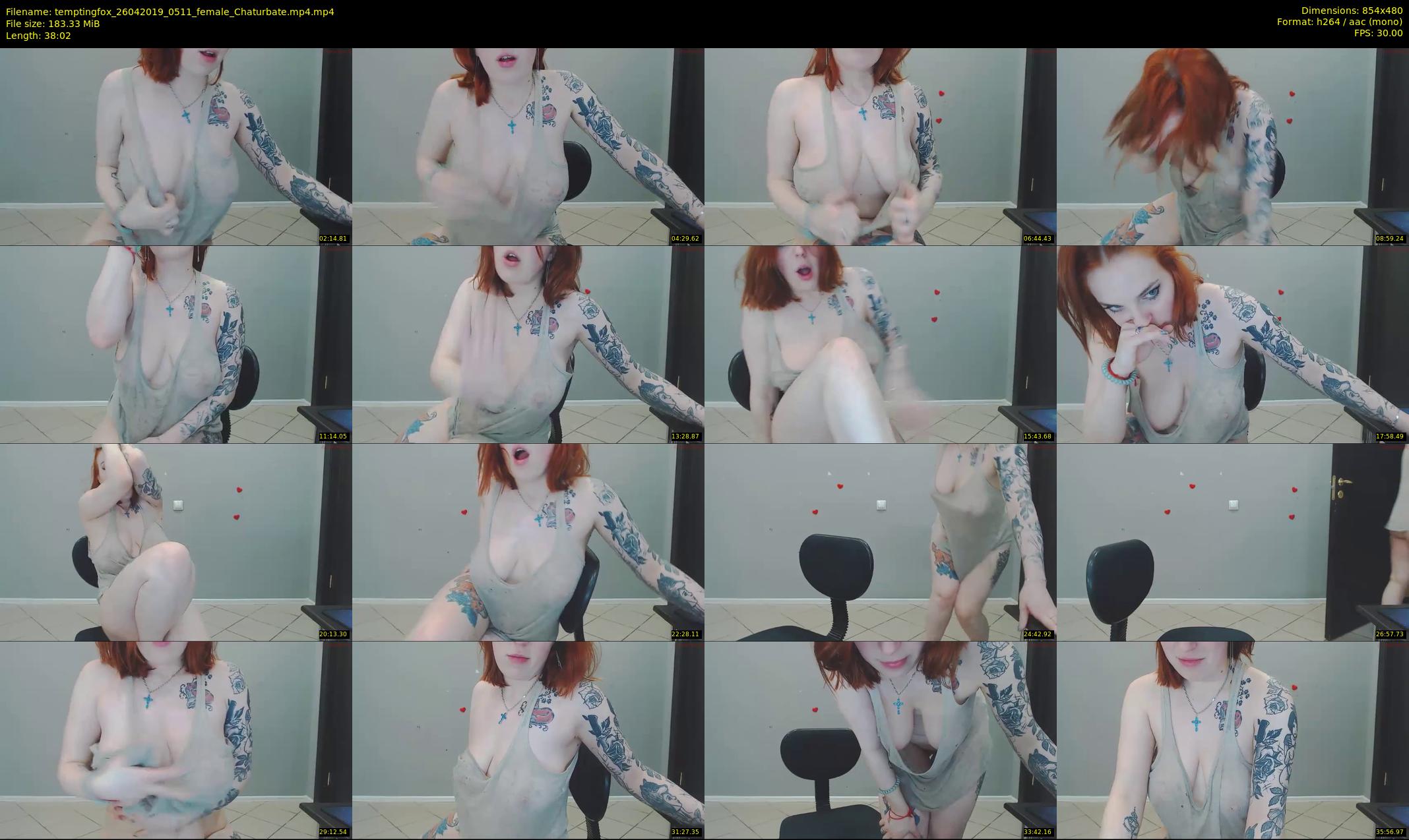 temptingfox — 39 minute Chaturbate female cam show recording, 480p, Apr 26, 2019