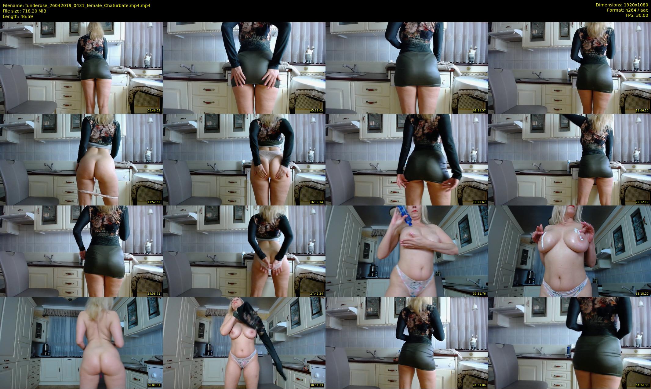 tunderose — 47 minute Chaturbate female cam show recording, 1080p, Apr 26, 2019
