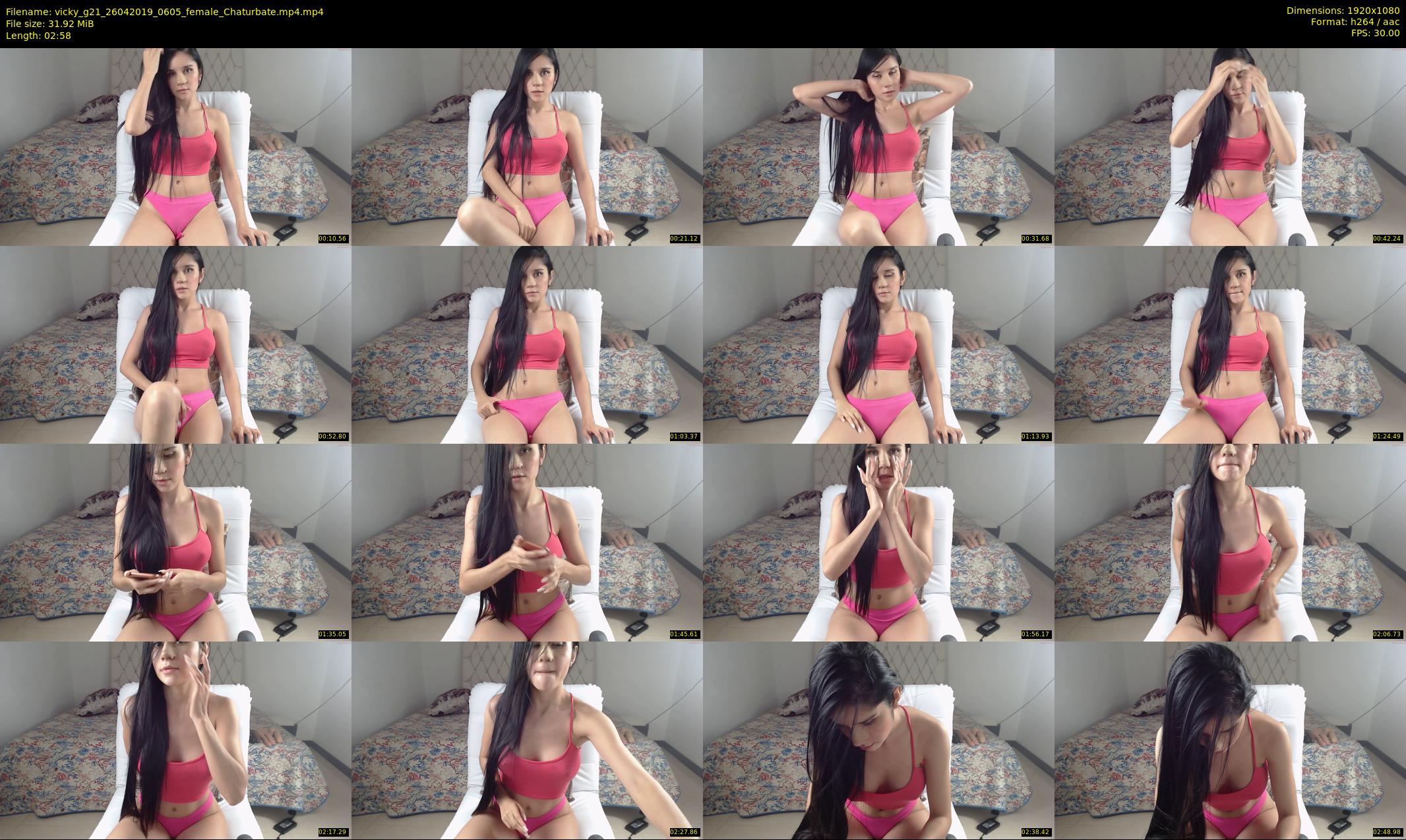 vicky_g21 — 3 minute Chaturbate female cam show recording, 1080p, Apr 26, 2019