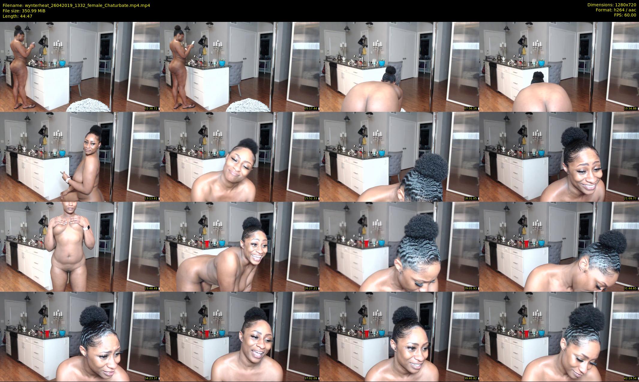 wynterheat — 45 minute Chaturbate female cam show recording, 720p, Apr 26, 2019
