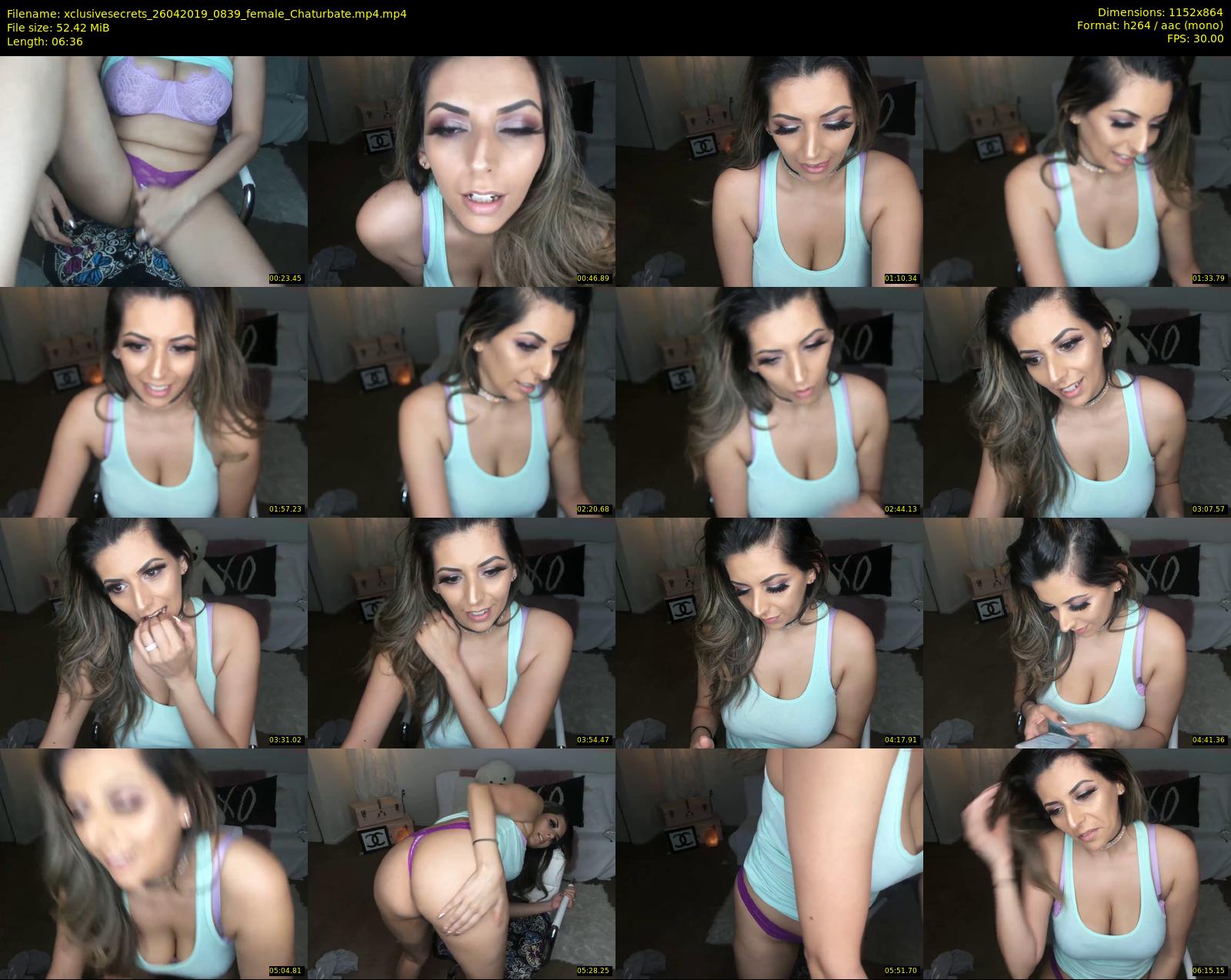 xclusivesecrets — 7 minute Chaturbate female cam show recording, 720p, Apr 26, 2019