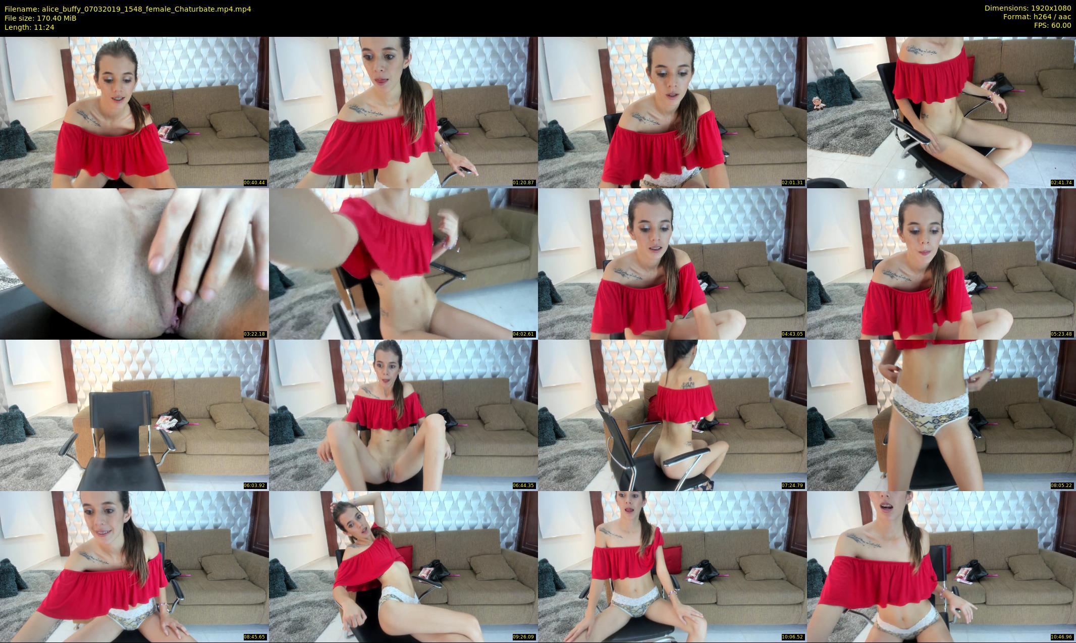 alice_buffy — 12 minute Chaturbate female cam show recording, 1080p, Mar 7, 2019