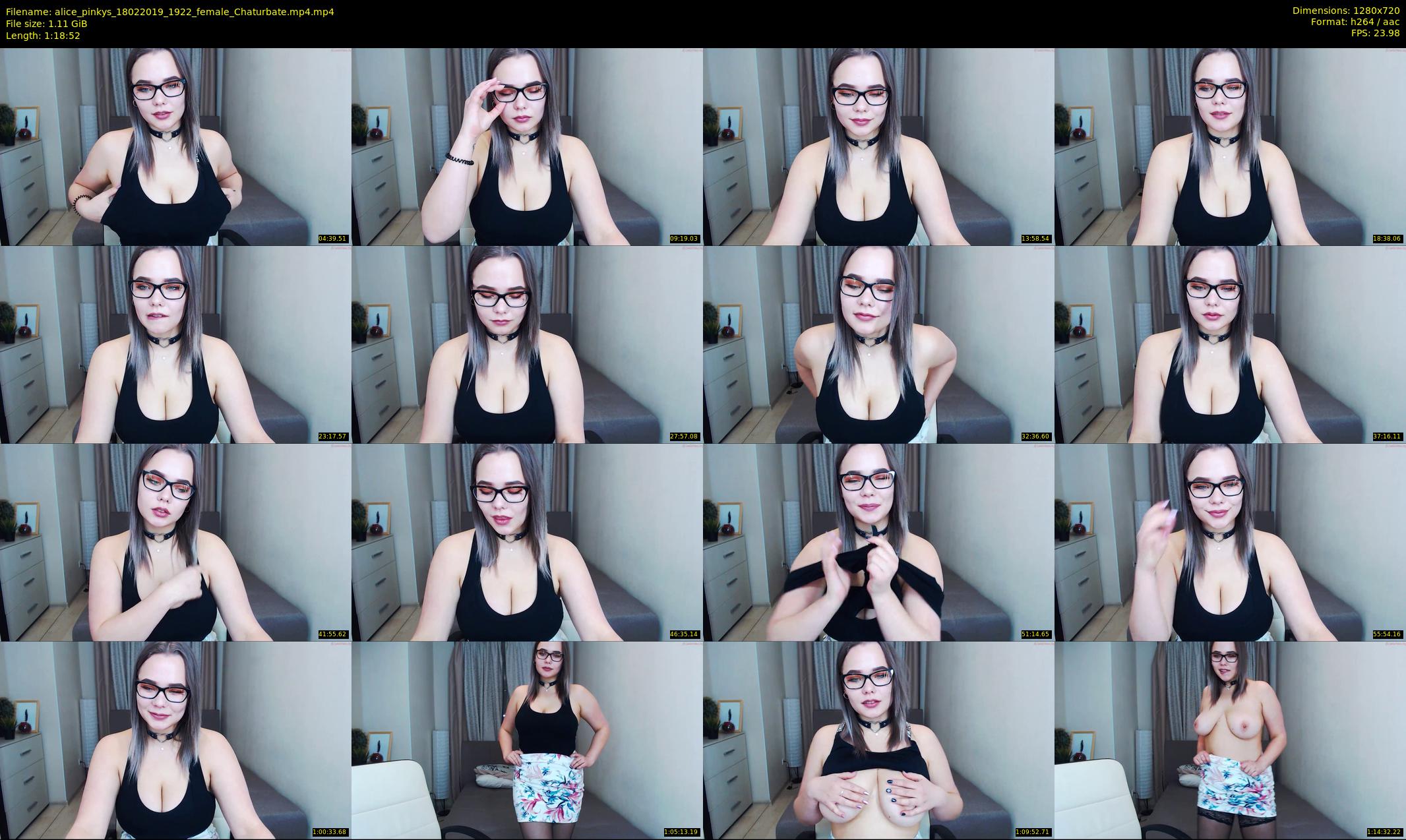 alice_pinkys — 79 minute Chaturbate female cam show recording, 720p, Feb 18, 2019