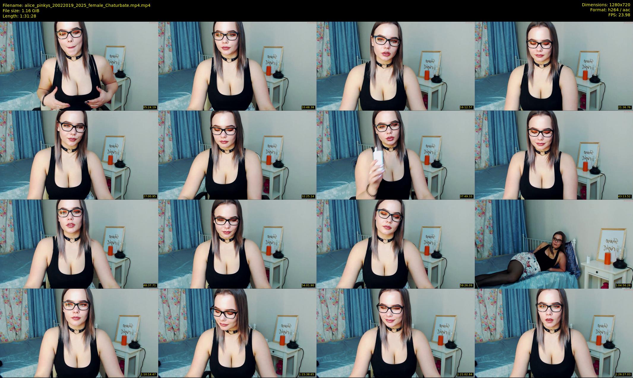 alice_pinkys — 92 minute Chaturbate female cam show recording, 720p, Feb 20, 2019