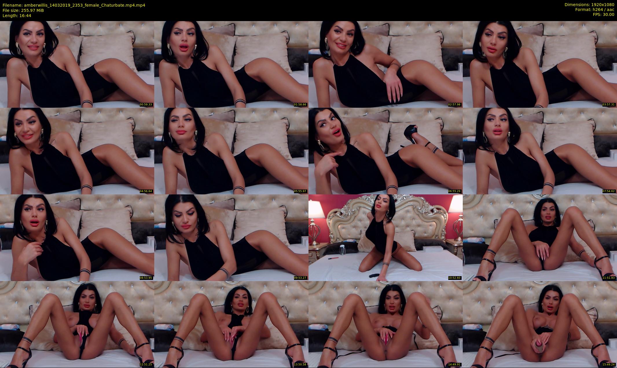 amberwillis — 17 minute Chaturbate female cam show recording, 1080p, Mar 14, 2019