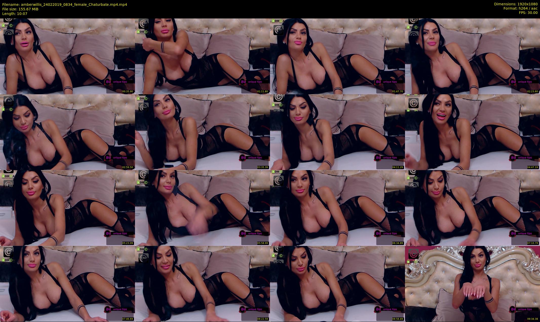 amberwillis — 11 minute Chaturbate female cam show recording, 1080p, Feb 24, 2019