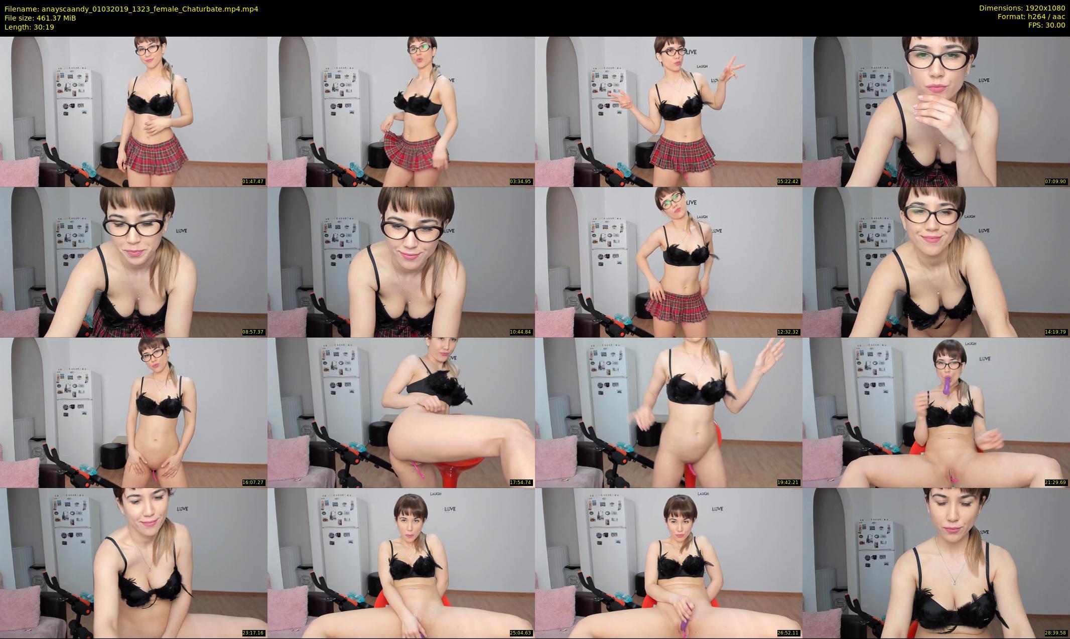anayscaandy — 31 minute Chaturbate female cam show recording, 1080p, Mar 1, 2019