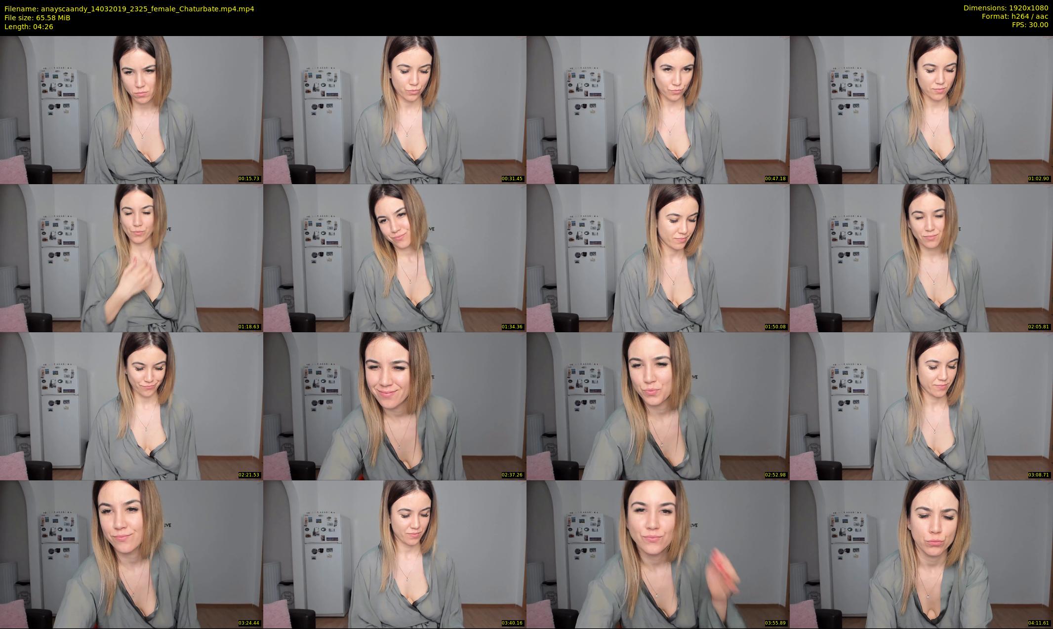 anayscaandy — 5 minute Chaturbate female cam show recording, 1080p, Mar 14, 2019