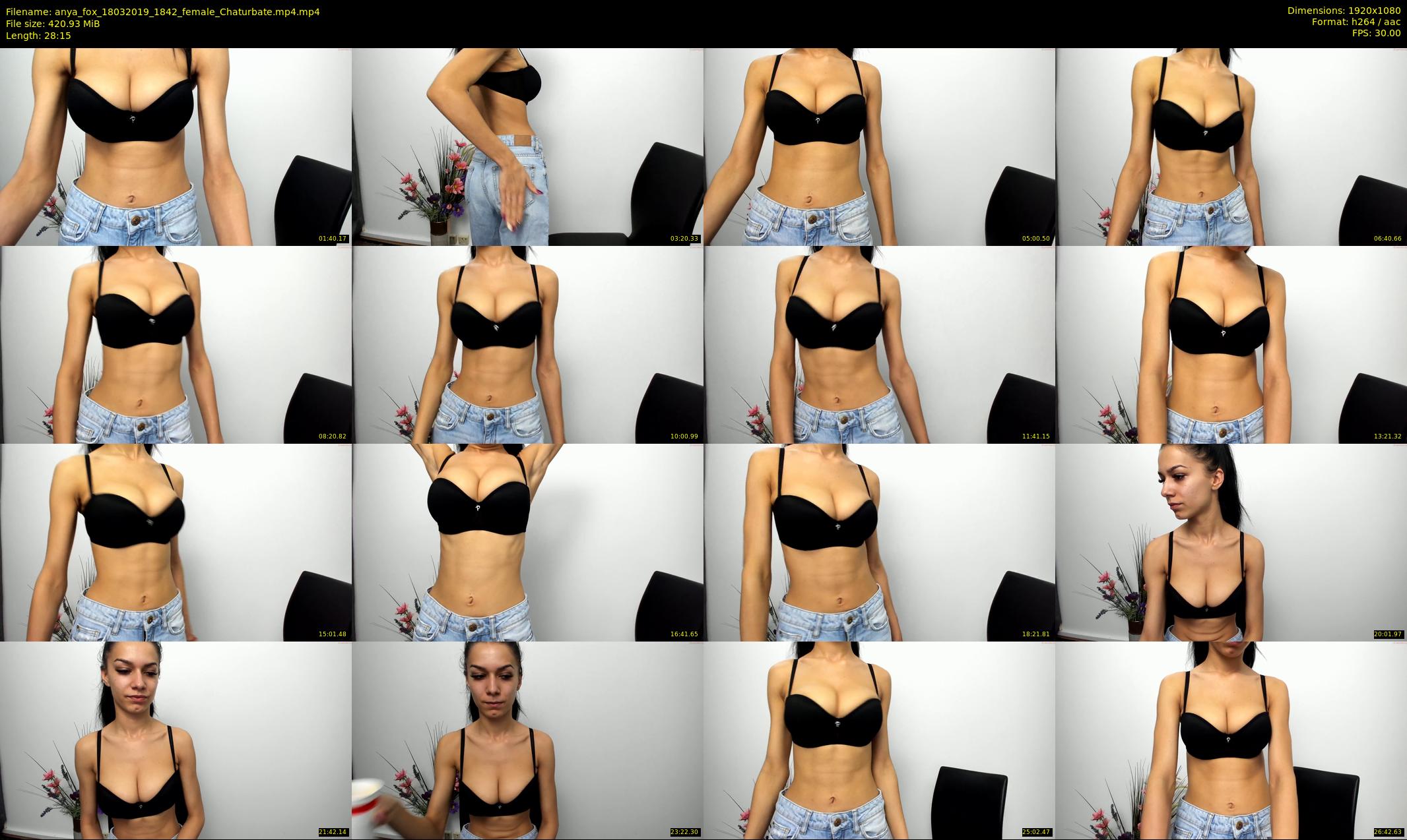 anya_fox — 29 minute Chaturbate female cam show recording, 1080p, Mar 18, 2019
