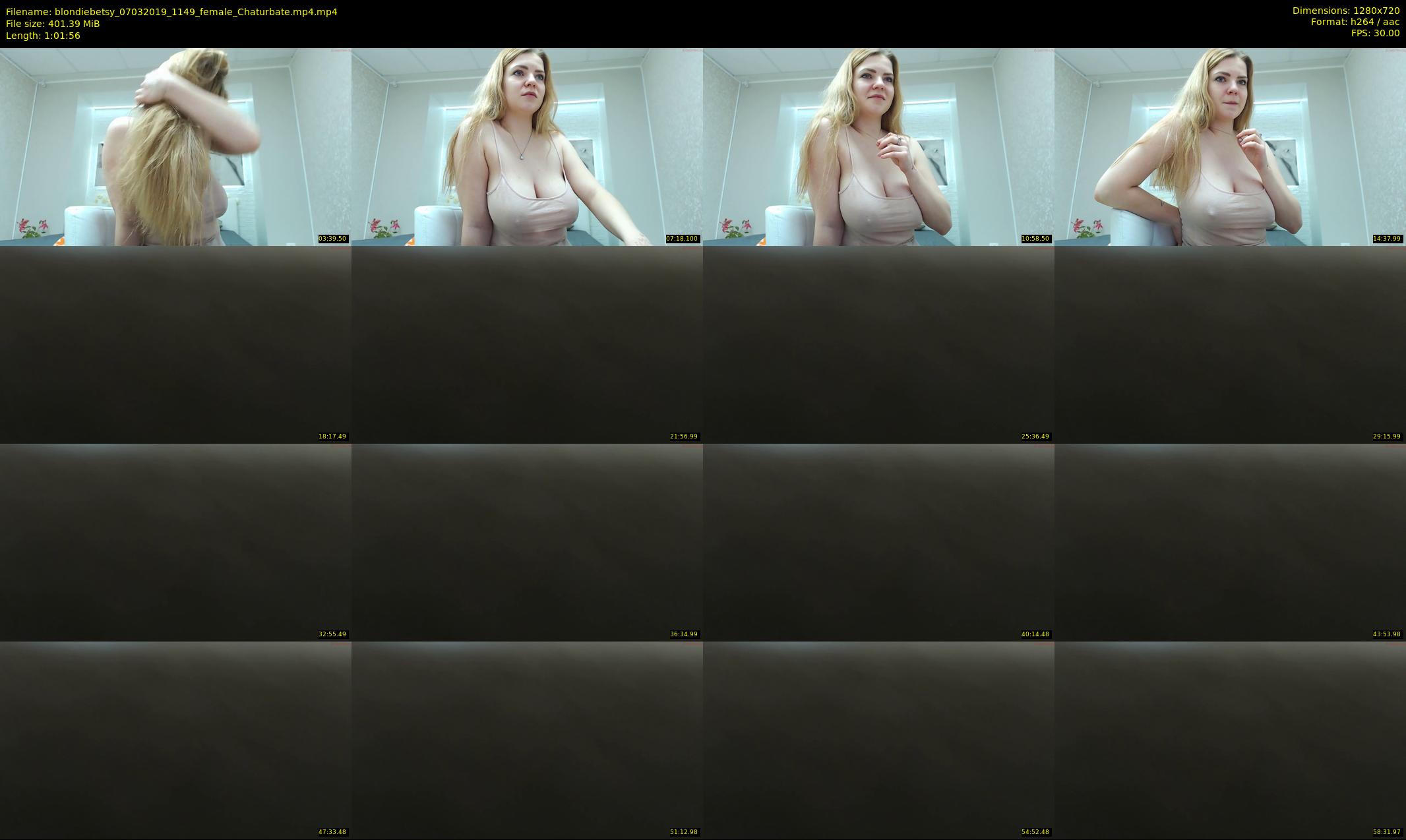blondiebetsy — 62 minute Chaturbate female cam show recording, 720p, Mar 7, 2019
