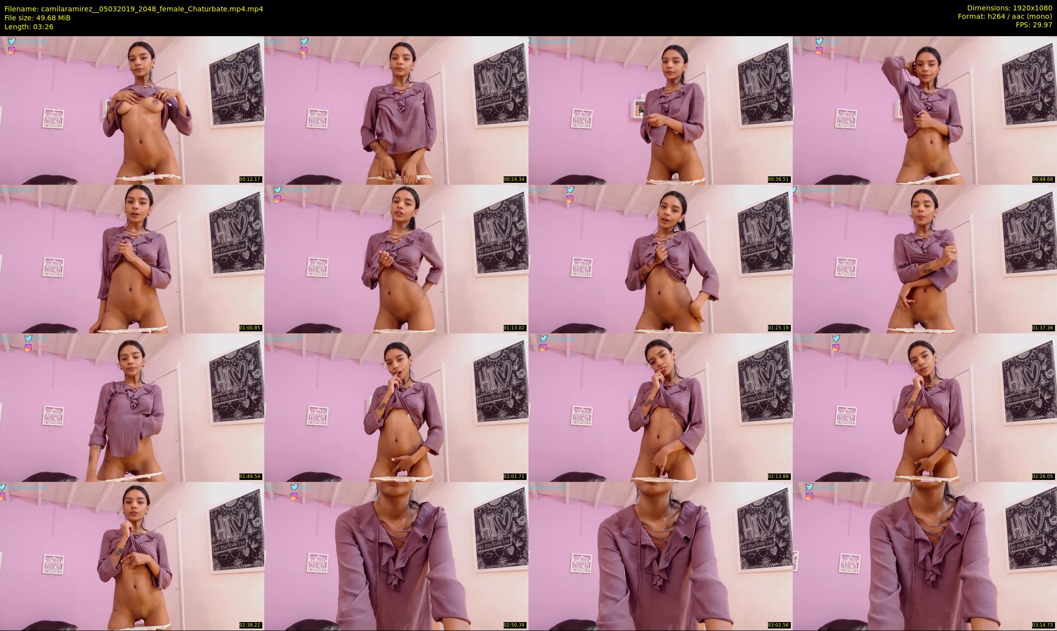 camilaramirez_ — 4 minute Chaturbate female cam show recording, 1080p, Mar 5, 2019