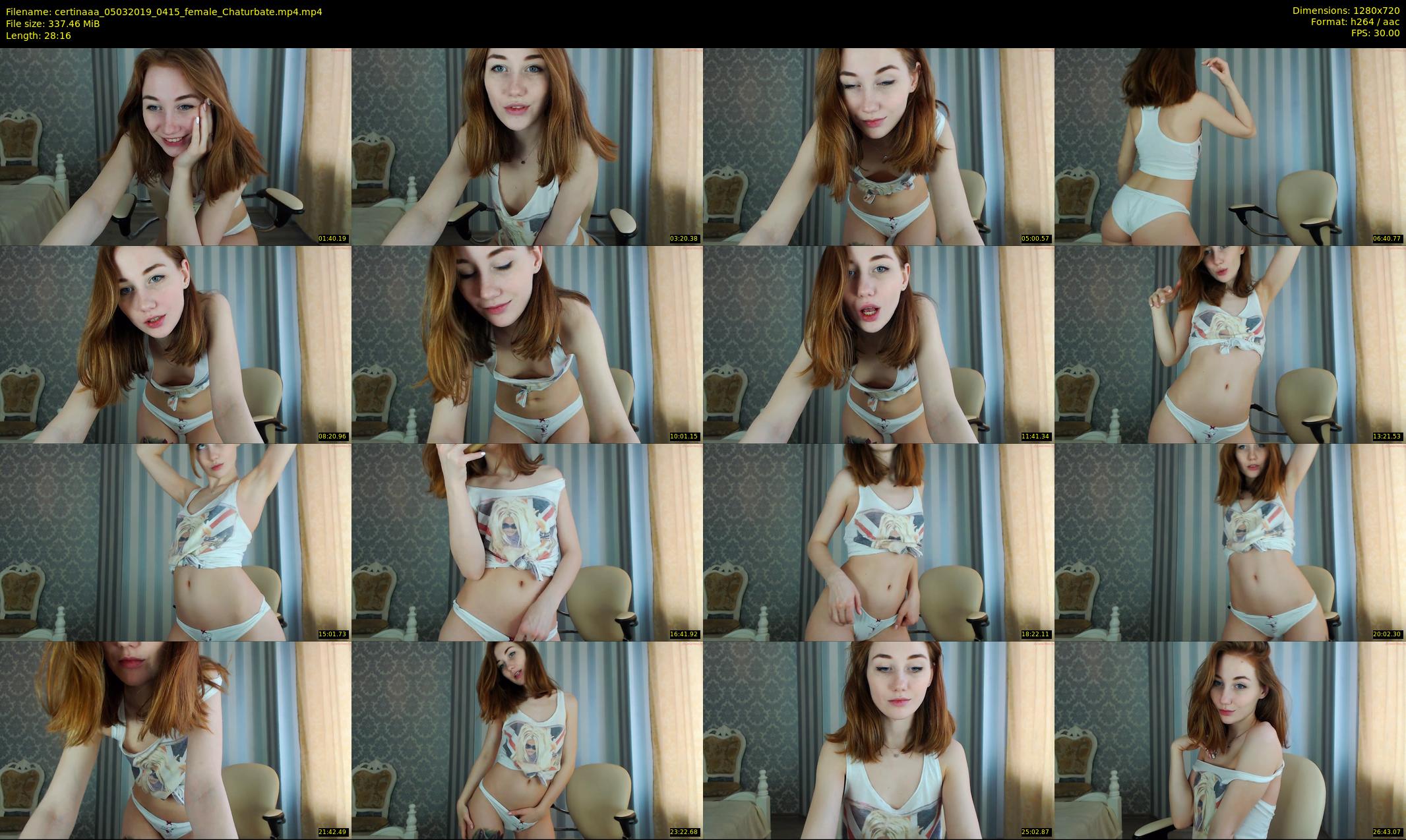certinaaa — 29 minute Chaturbate female cam show recording, 720p, Mar 5, 2019