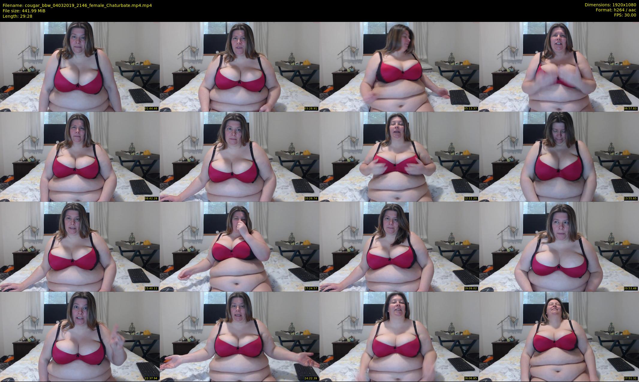 cougar_bbw — 30 minute Chaturbate female cam show recording, 1080p, Mar 4, 2019