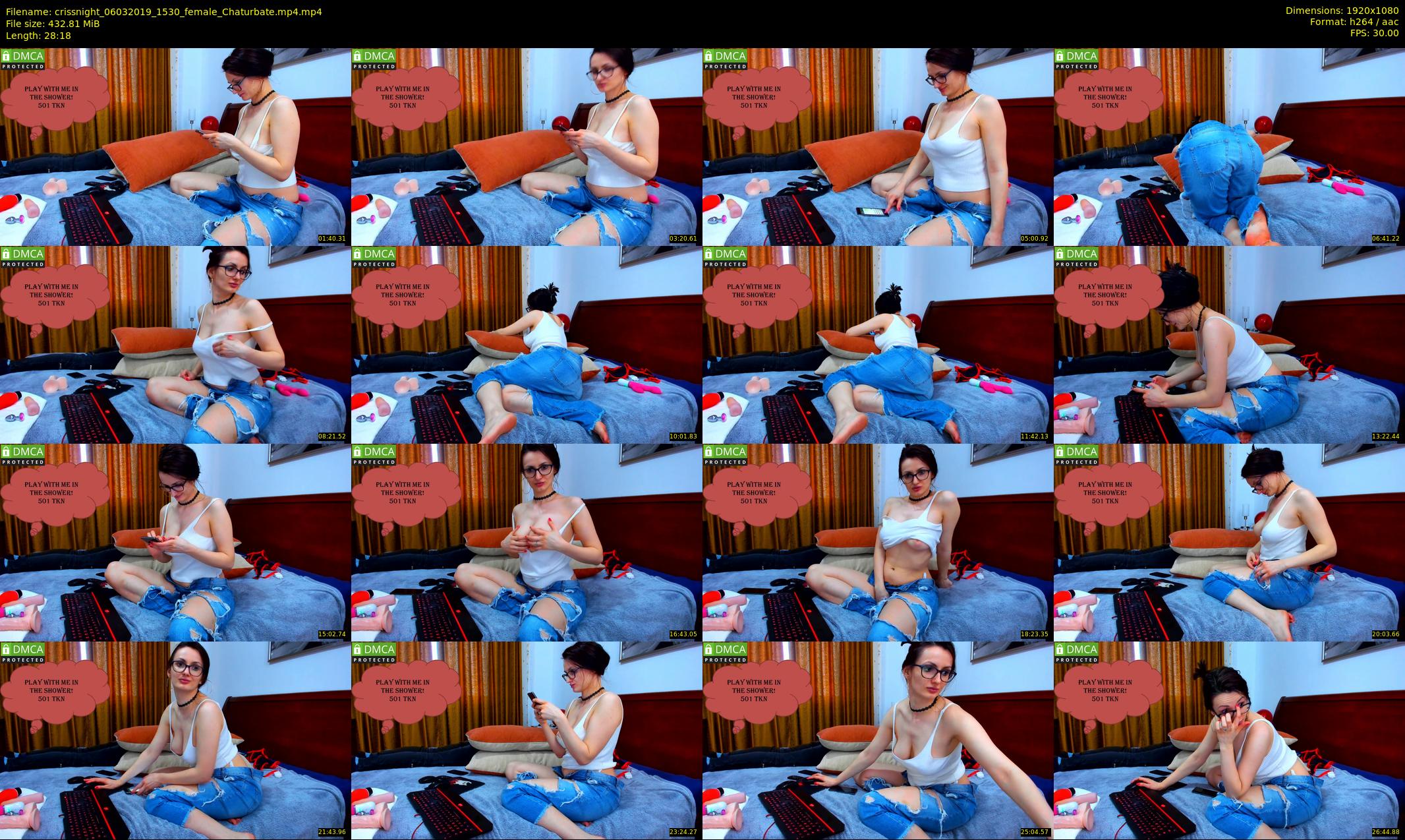 crissnight — 29 minute Chaturbate female cam show recording, 1080p, Mar 6, 2019