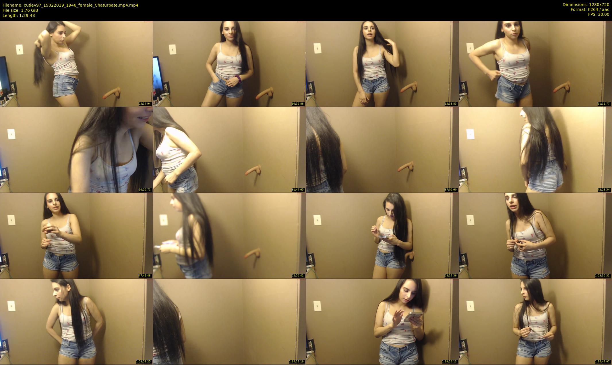 cutiev97 — 90 minute Chaturbate couple cam show recording, 720p, Feb 19, 2019