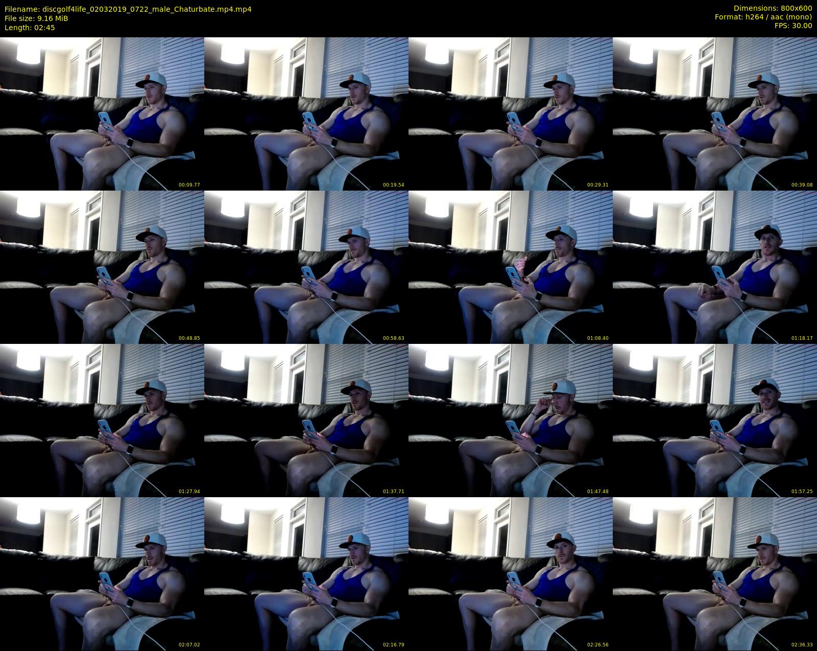 discgolf4life — 3 minute Chaturbate male cam show recording, 480p, Mar 2, 2019