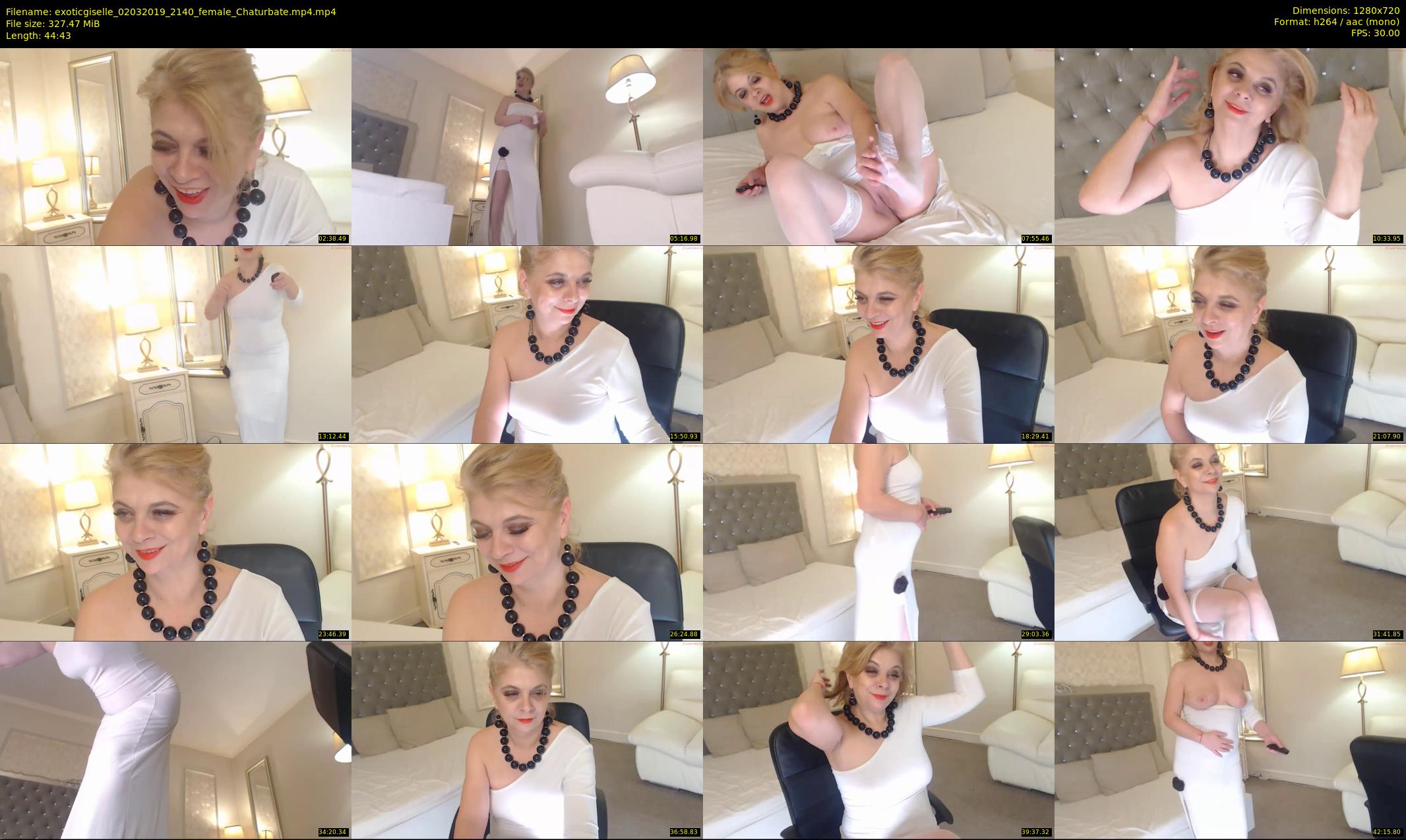 exoticgiselle — 45 minute Chaturbate female cam show recording, 720p, Mar 2, 2019