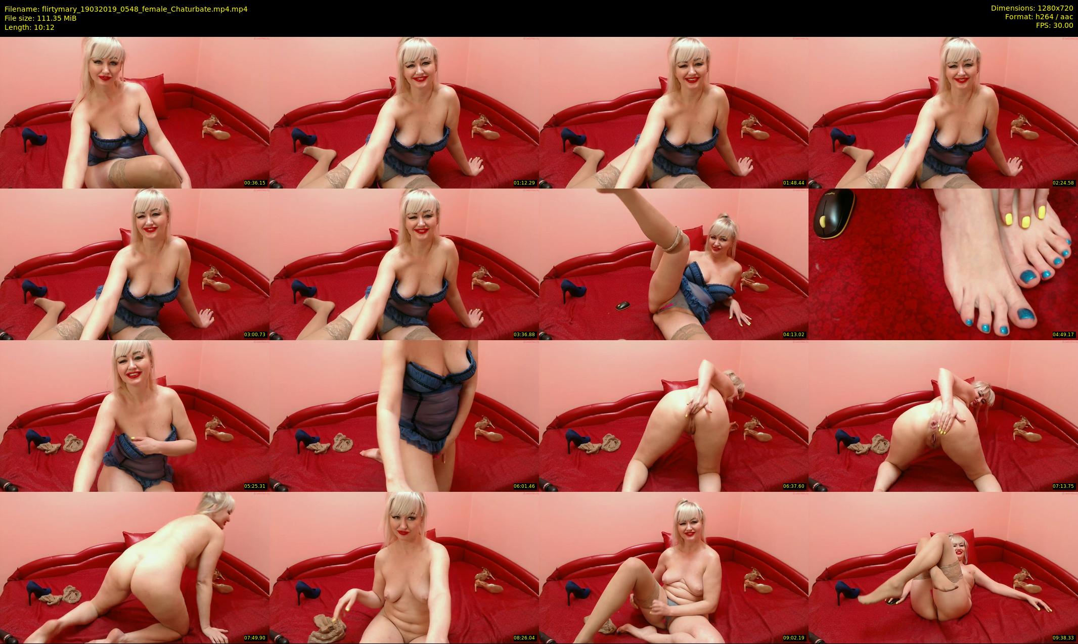 flirtymary — 11 minute Chaturbate female cam show recording, 720p, Mar 19, 2019