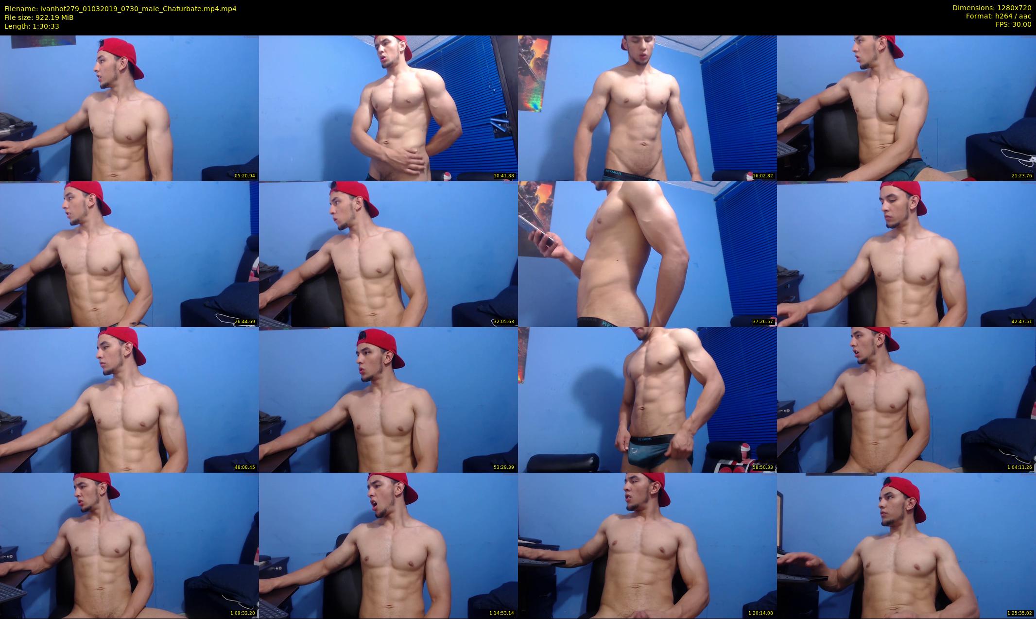 ivanhot279 — 91 minute Chaturbate male cam show recording, 720p, Mar 1, 2019