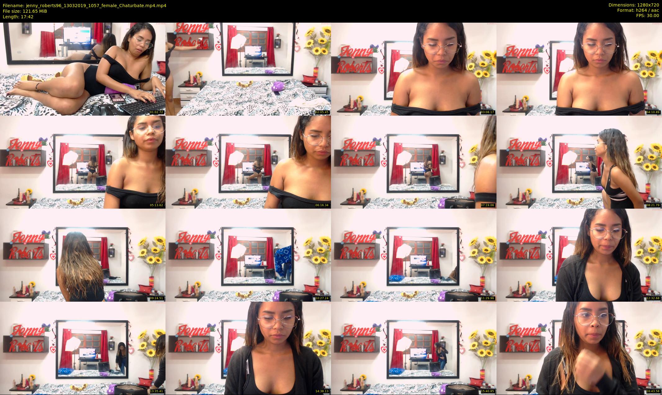 jenny_roberts96 — 18 minute Chaturbate female cam show recording, 720p, Mar 13, 2019