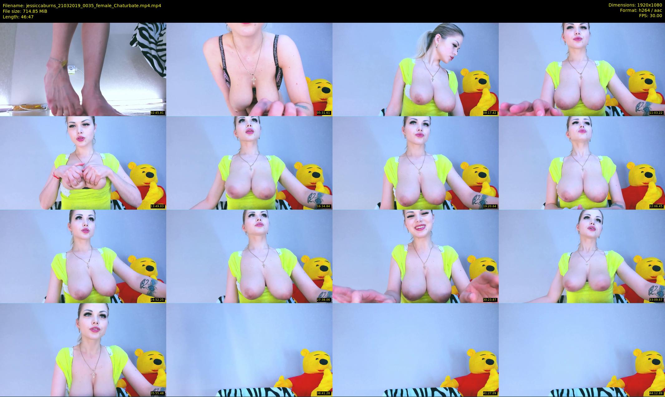 jessiccaburns — 47 minute Chaturbate female cam show recording, 1080p, Mar 21, 2019