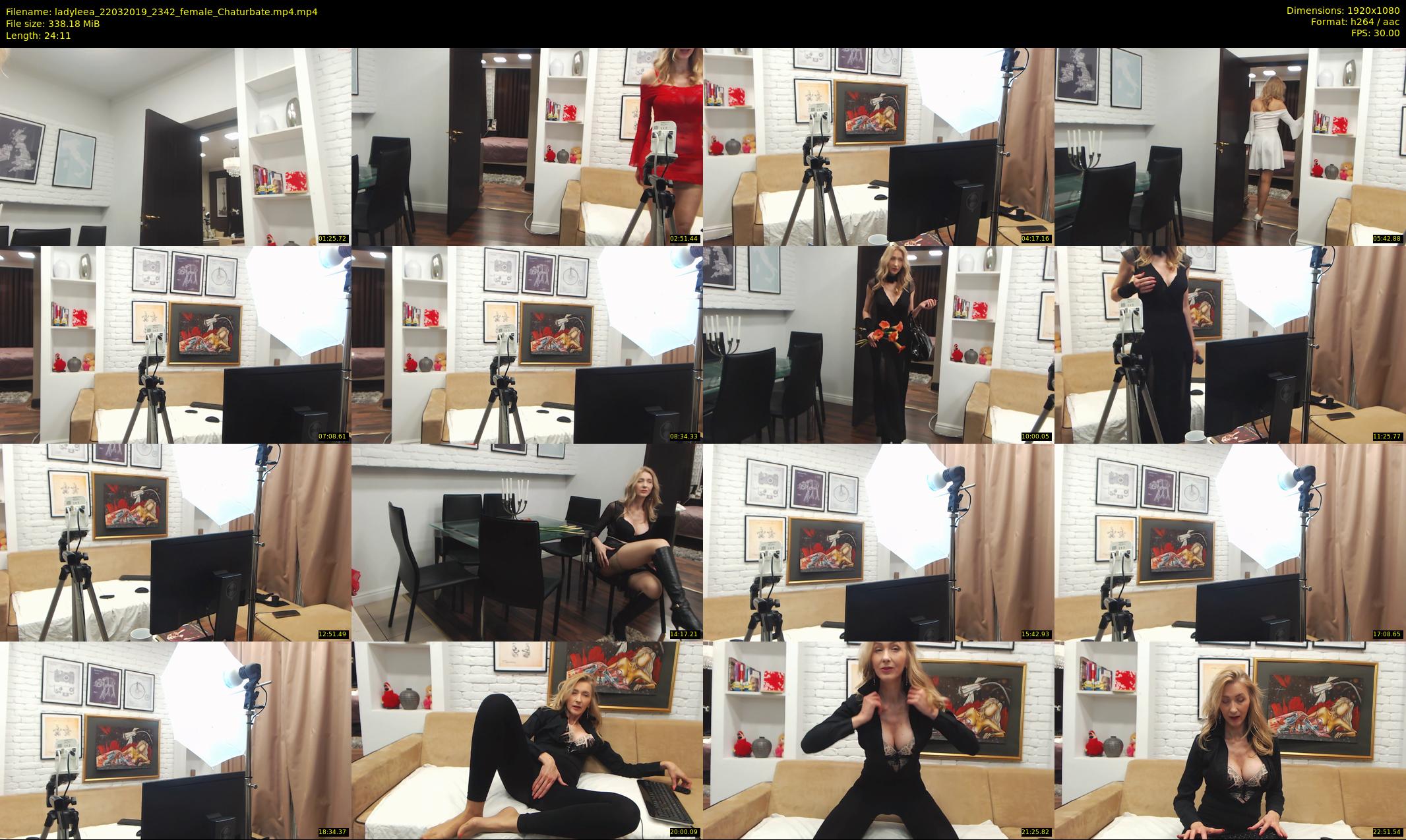 ladyleea — 25 minute Chaturbate female cam show recording, 1080p, Mar 22, 2019