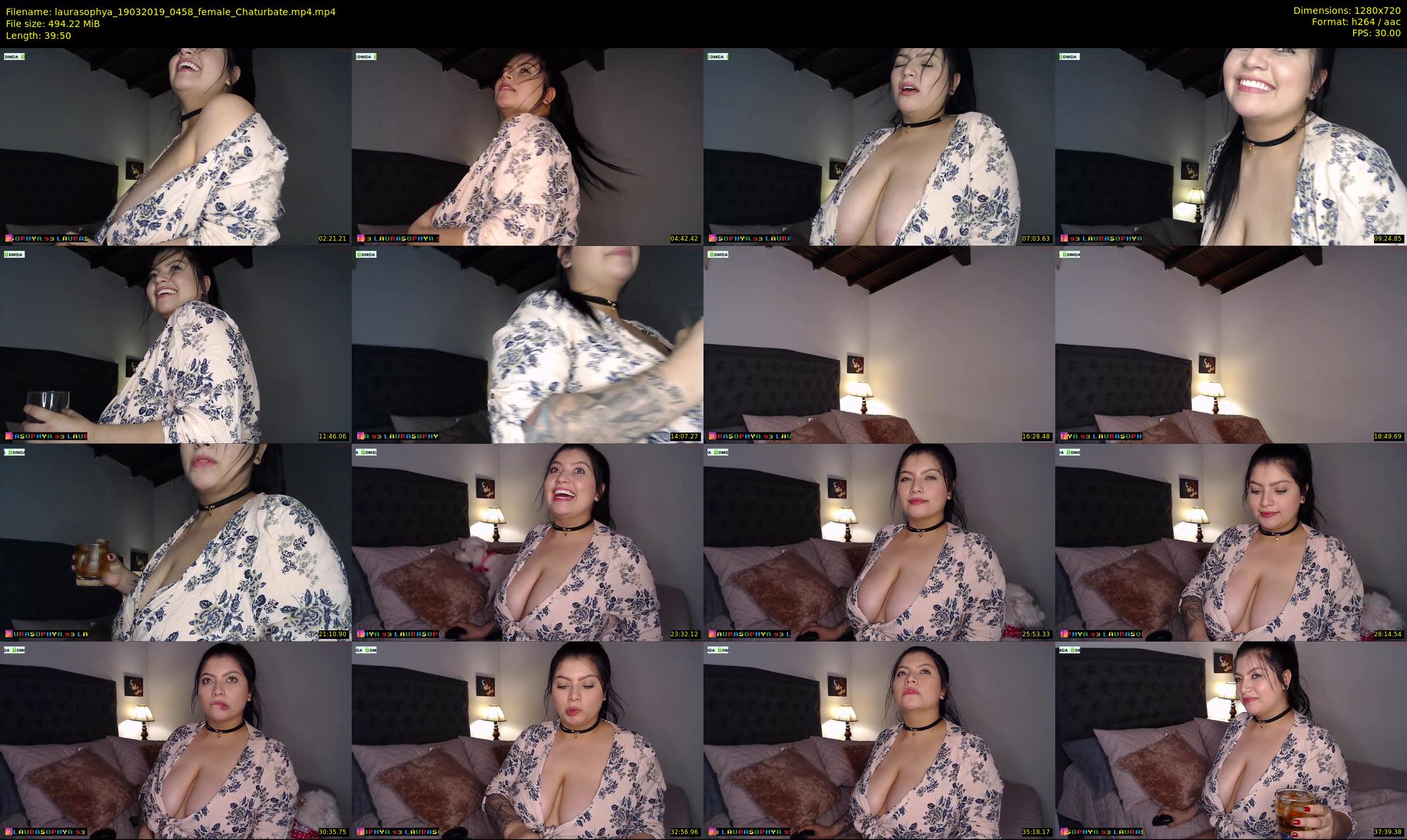 laurasophya — 40 minute Chaturbate female cam show recording, 720p, Mar 19, 2019