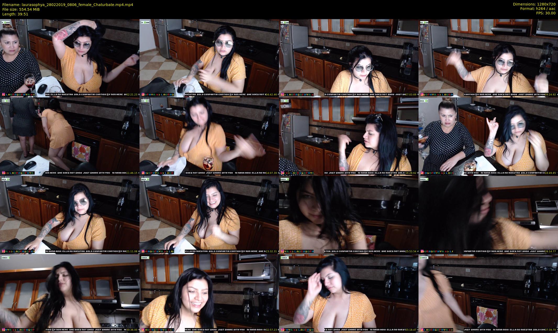 laurasophya — 40 minute Chaturbate female cam show recording, 720p, Feb 28, 2019