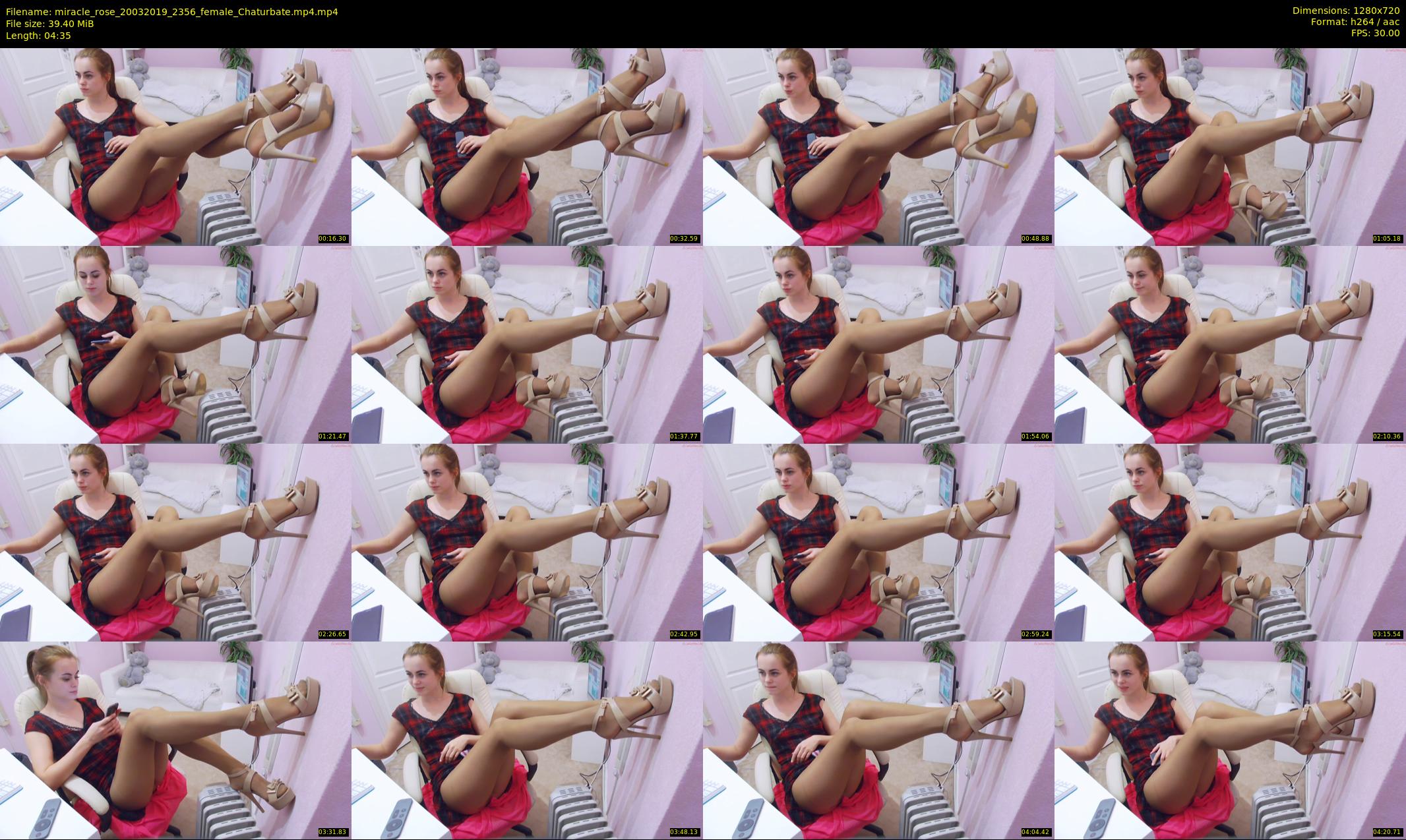miracle_rose — 5 minute Chaturbate female cam show recording, 720p, Mar 20, 2019