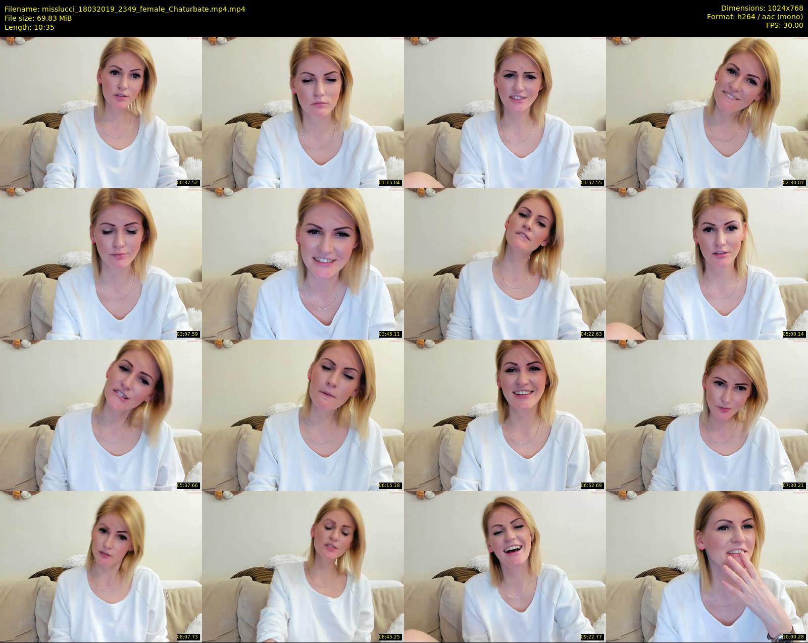misslucci — 11 minute Chaturbate female cam show recording, 720p, Mar 18, 2019