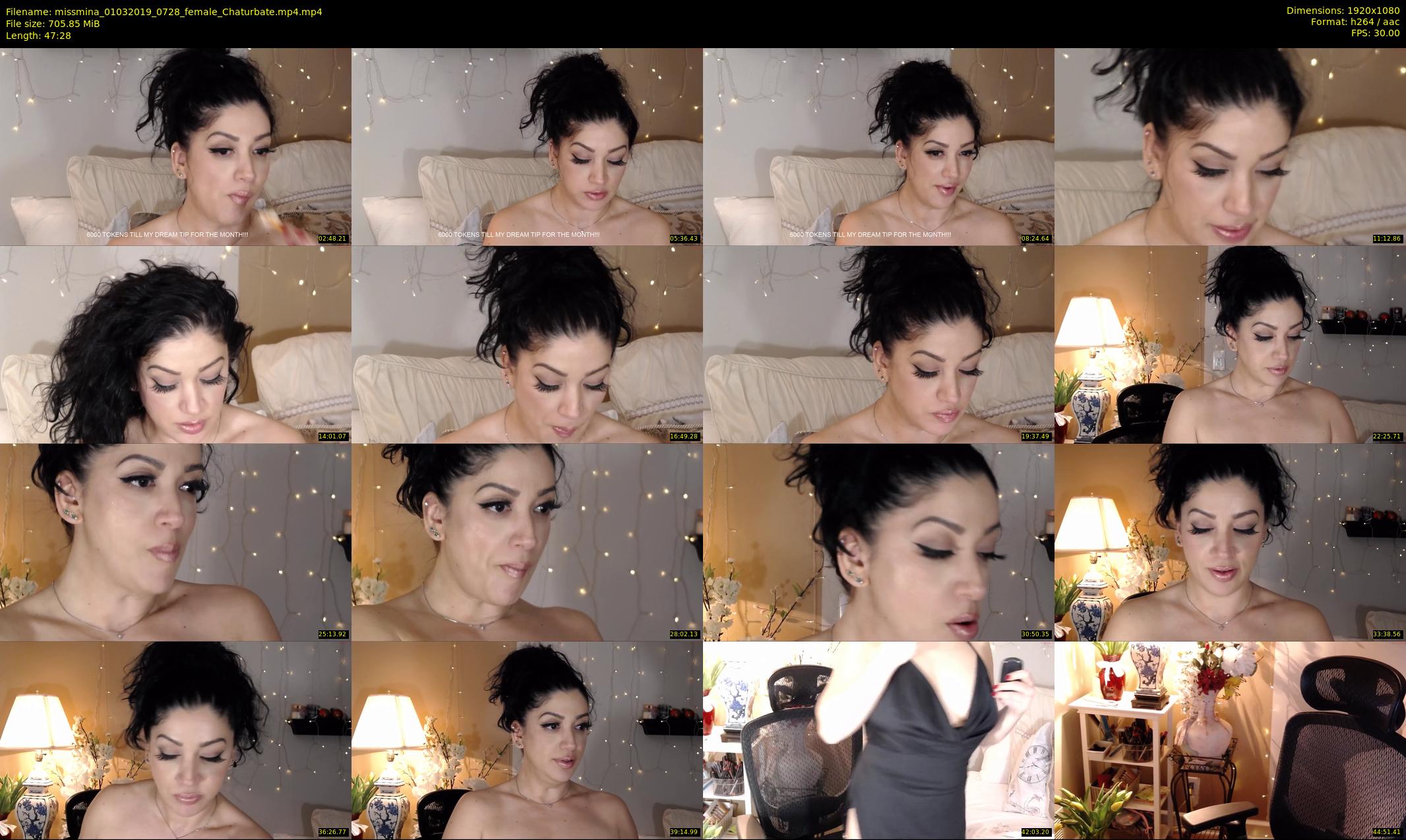 missmina — 48 minute Chaturbate female cam show recording, 1080p, Mar 1, 2019