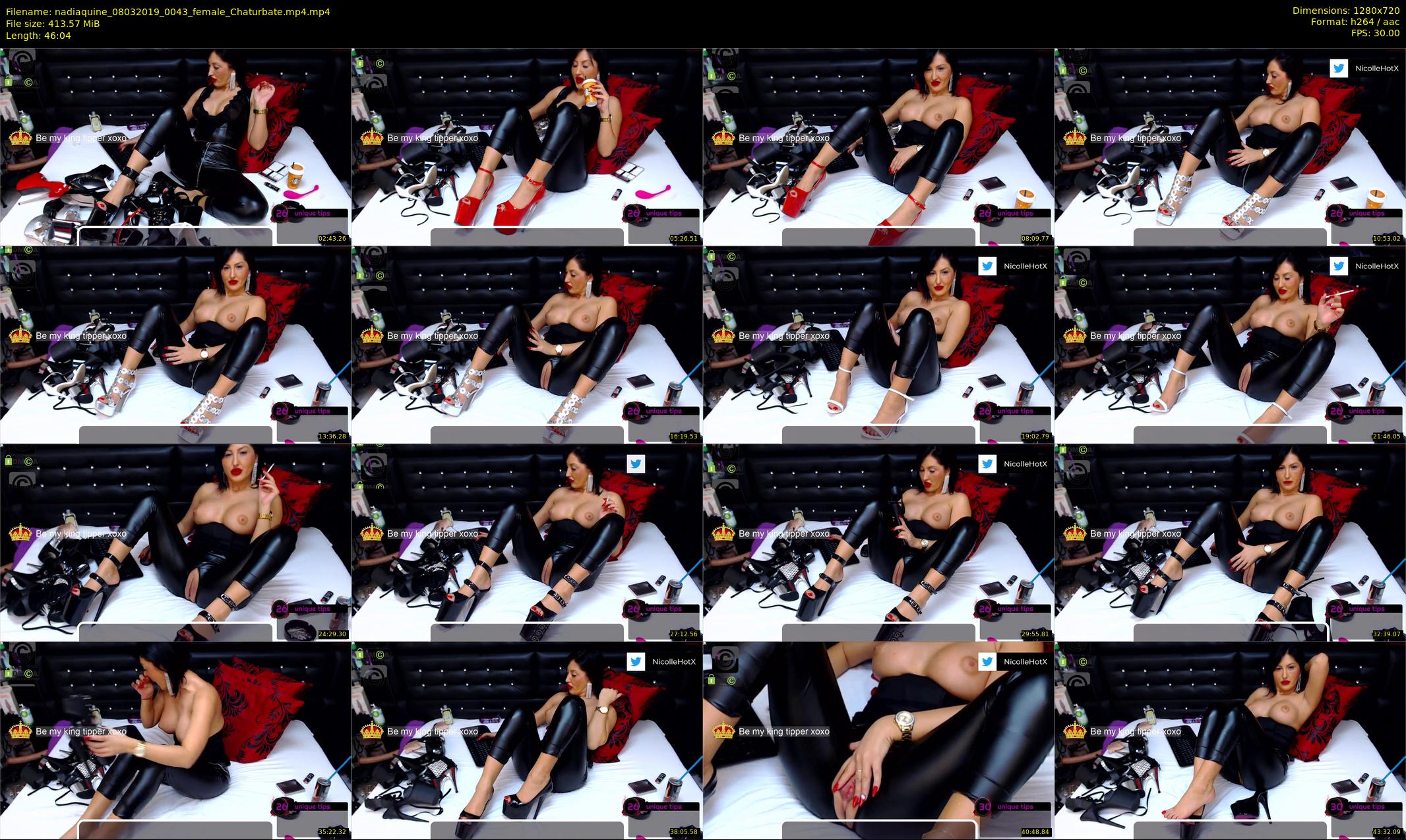 nadiaquine — 47 minute Chaturbate female cam show recording, 720p, Mar 8, 2019