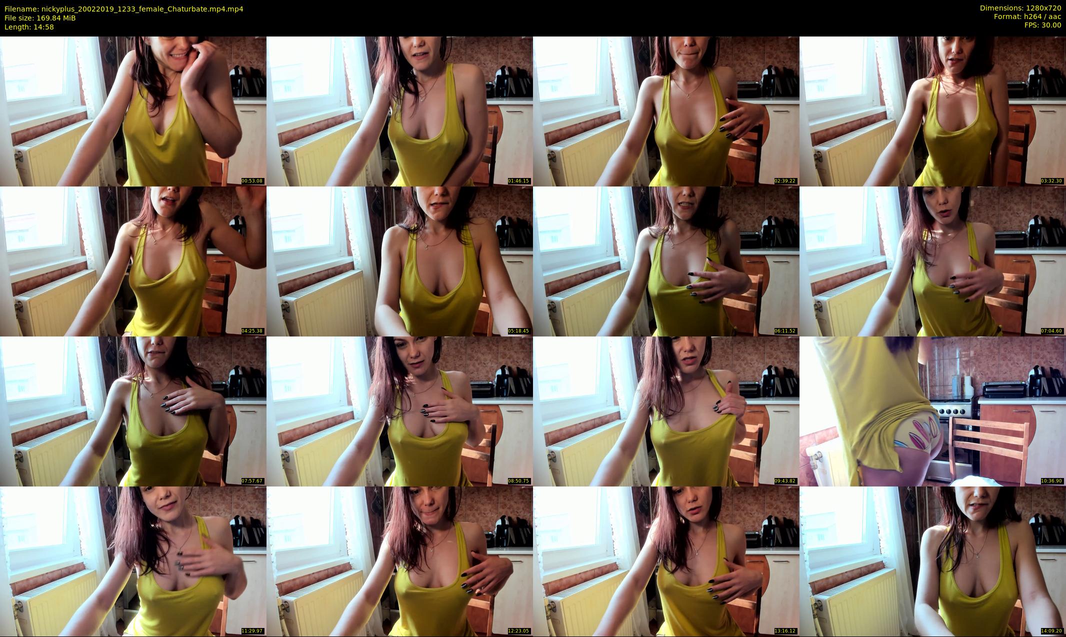 nickyplus — 15 minute Chaturbate couple cam show recording, 720p, Feb 20, 2019