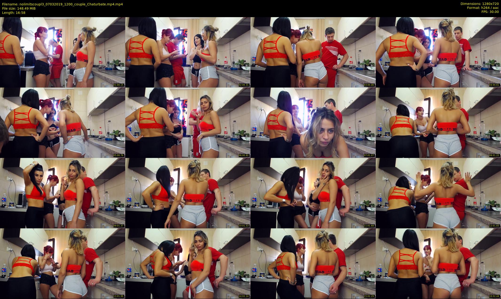 nolimitscoupl3 — 17 minute Chaturbate couple cam show recording, 720p, Mar 7, 2019