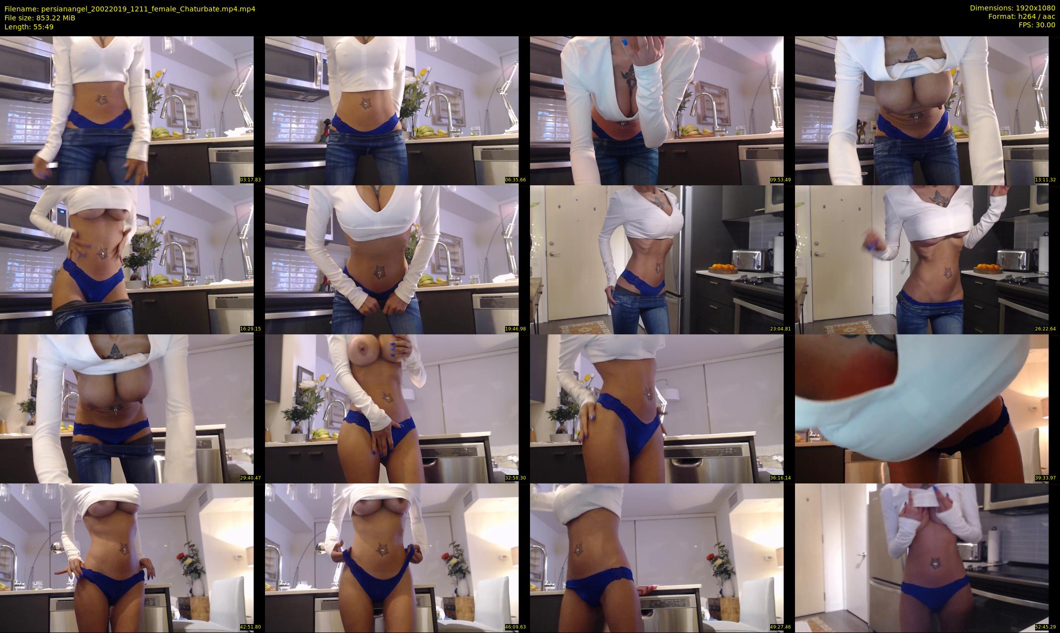 persianangel — 56 minute Chaturbate female cam show recording, 1080p, Feb 20, 2019