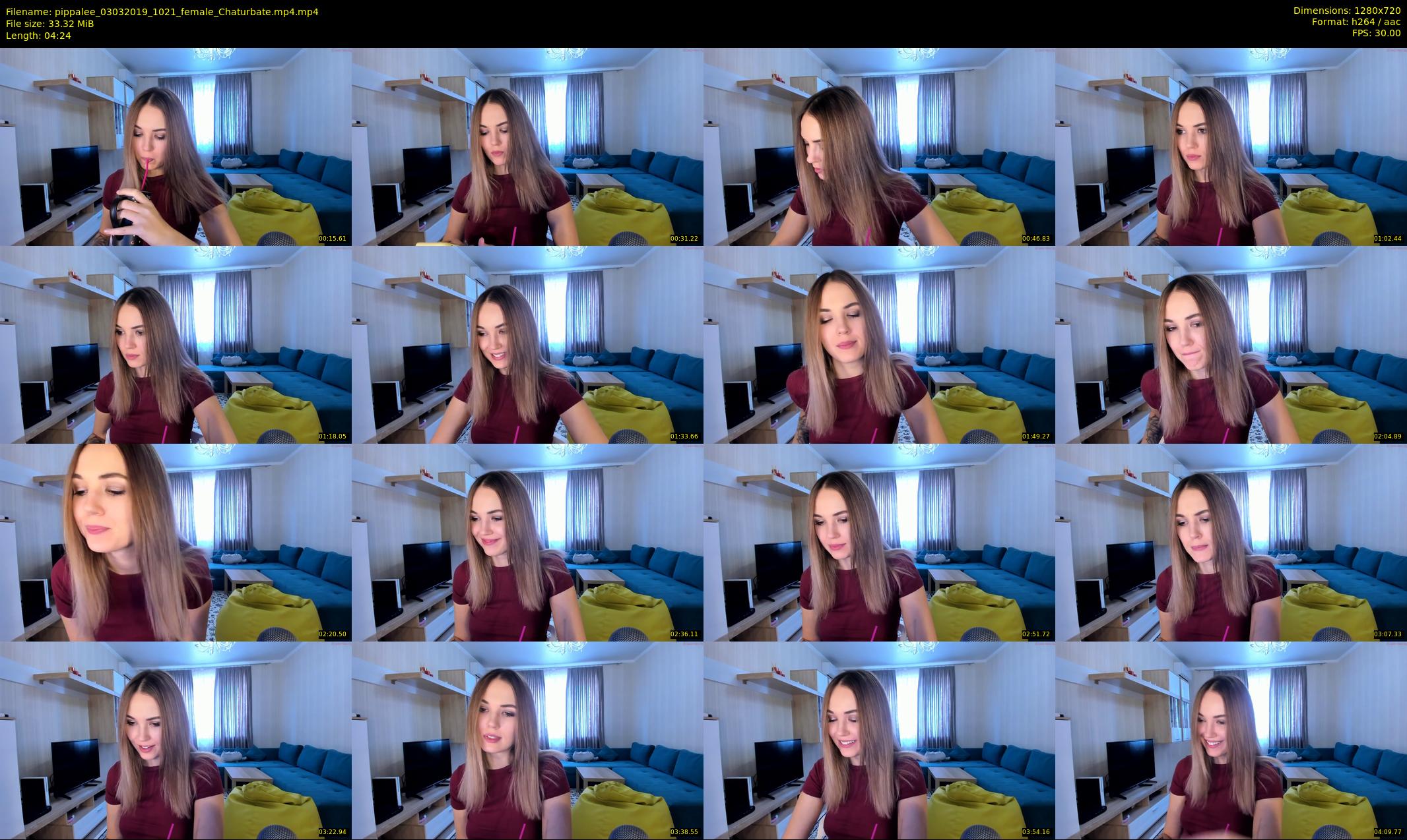 pippalee — 5 minute Chaturbate female cam show recording, 720p, Mar 3, 2019