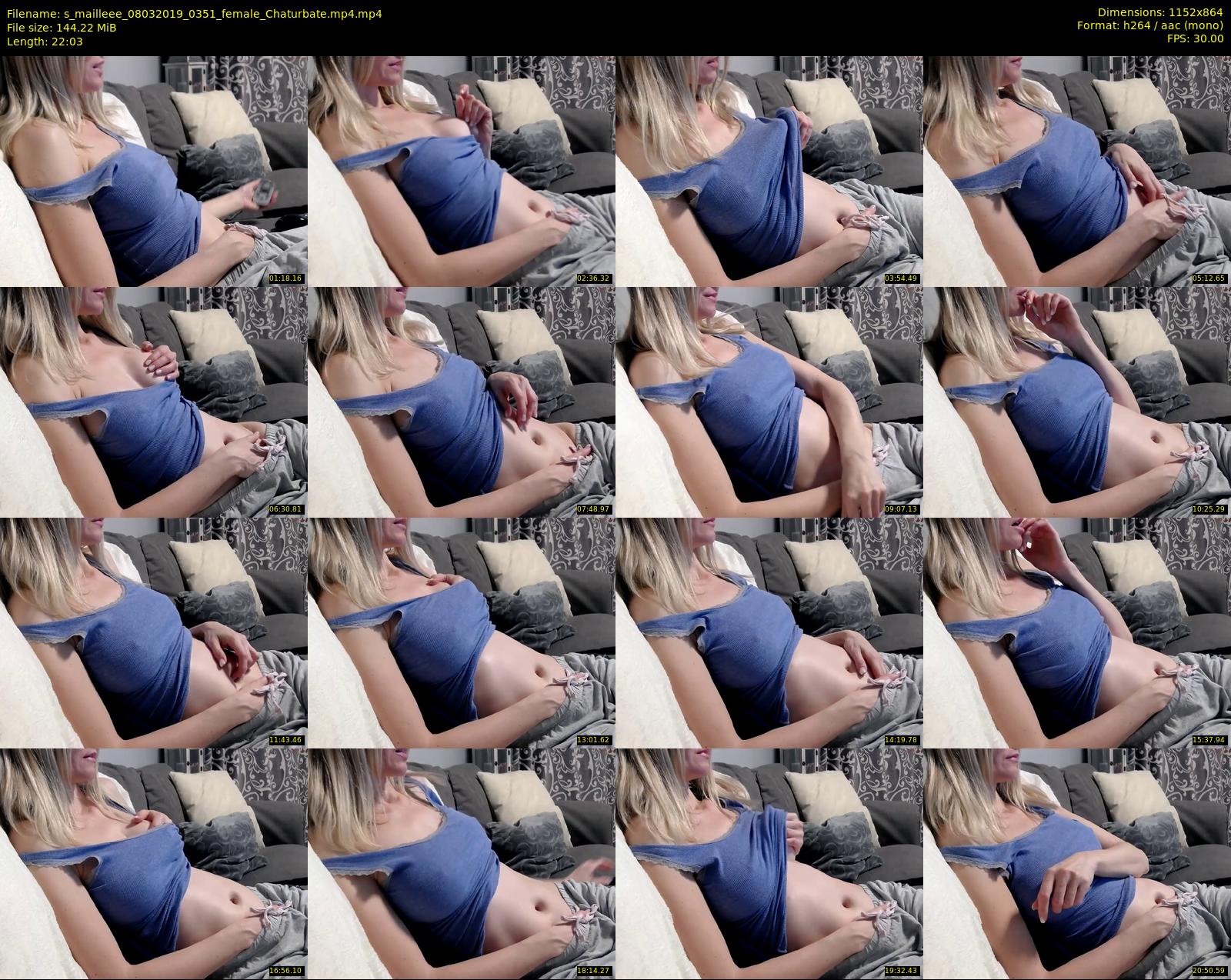 s_mailleee — 23 minute Chaturbate female cam show recording, 720p, Mar 8, 2019