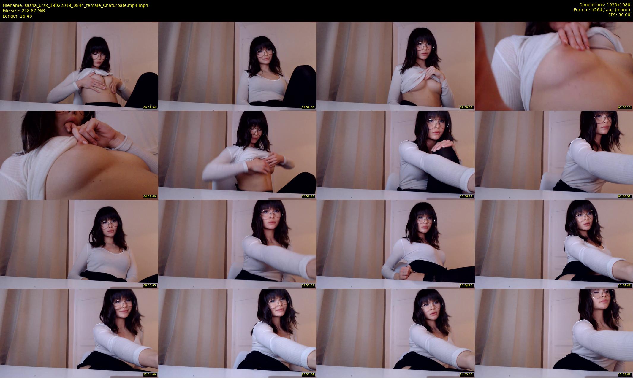 sasha_ursx — 17 minute Chaturbate female cam show recording, 1080p, Feb 19, 2019